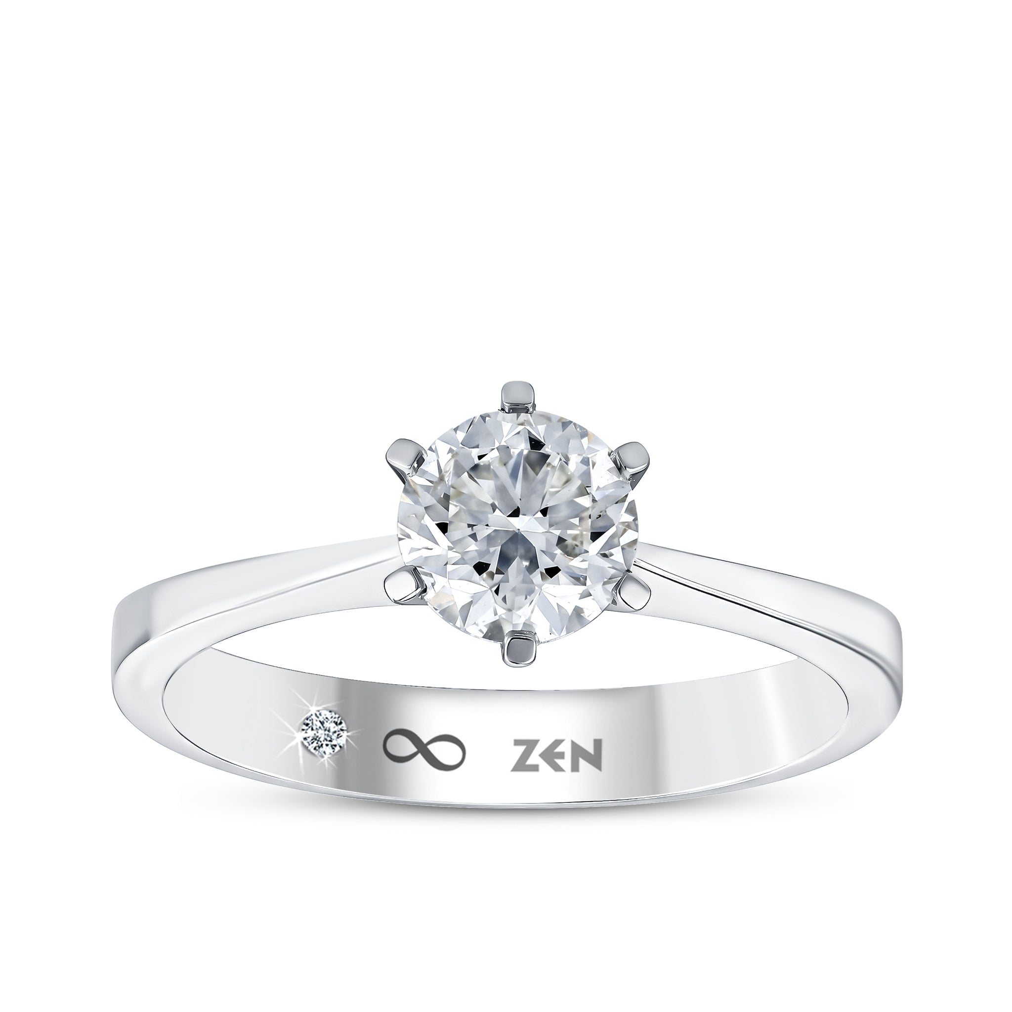 Diamond Solitaire Engagement Ring