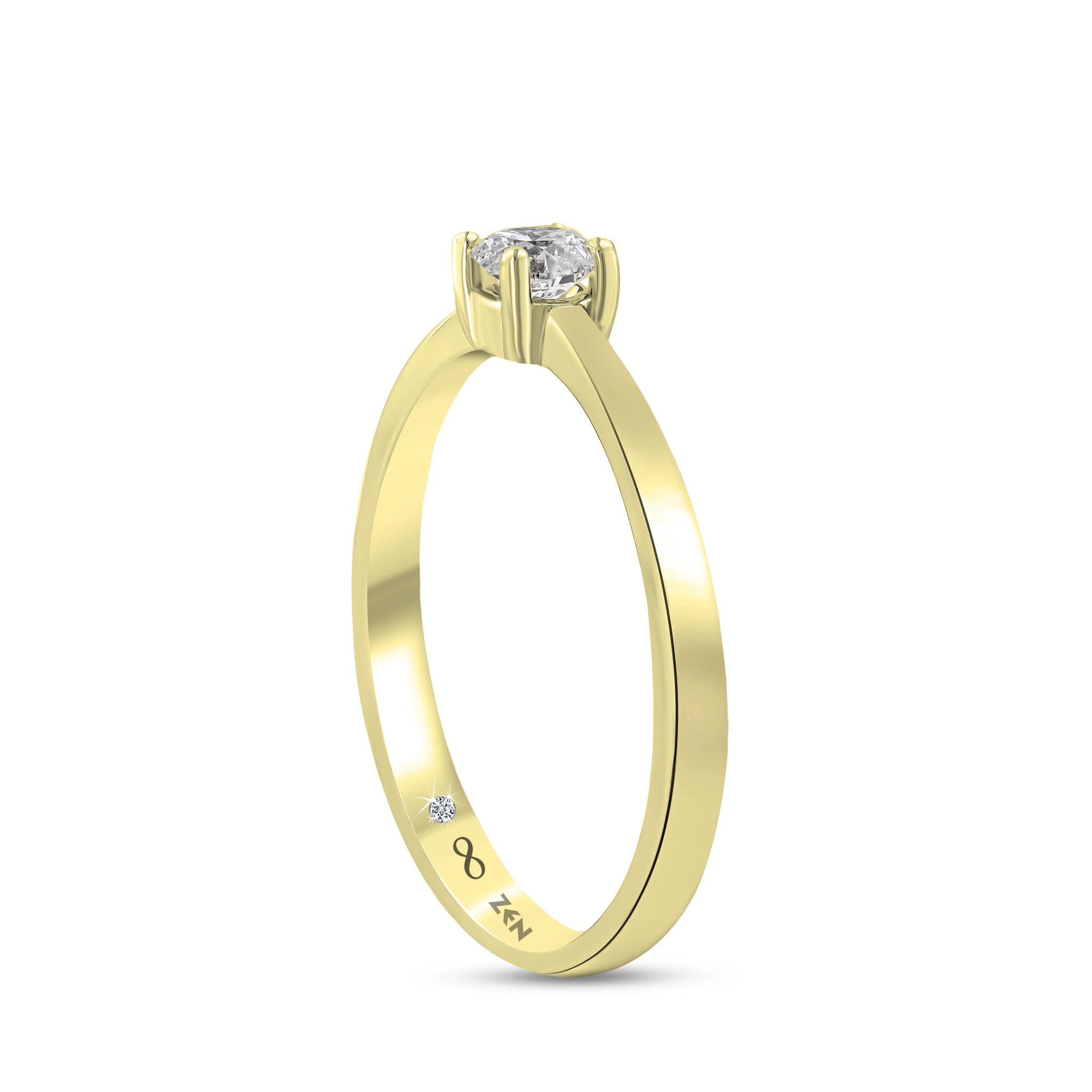 Diamond Solitaire Engagement Ring