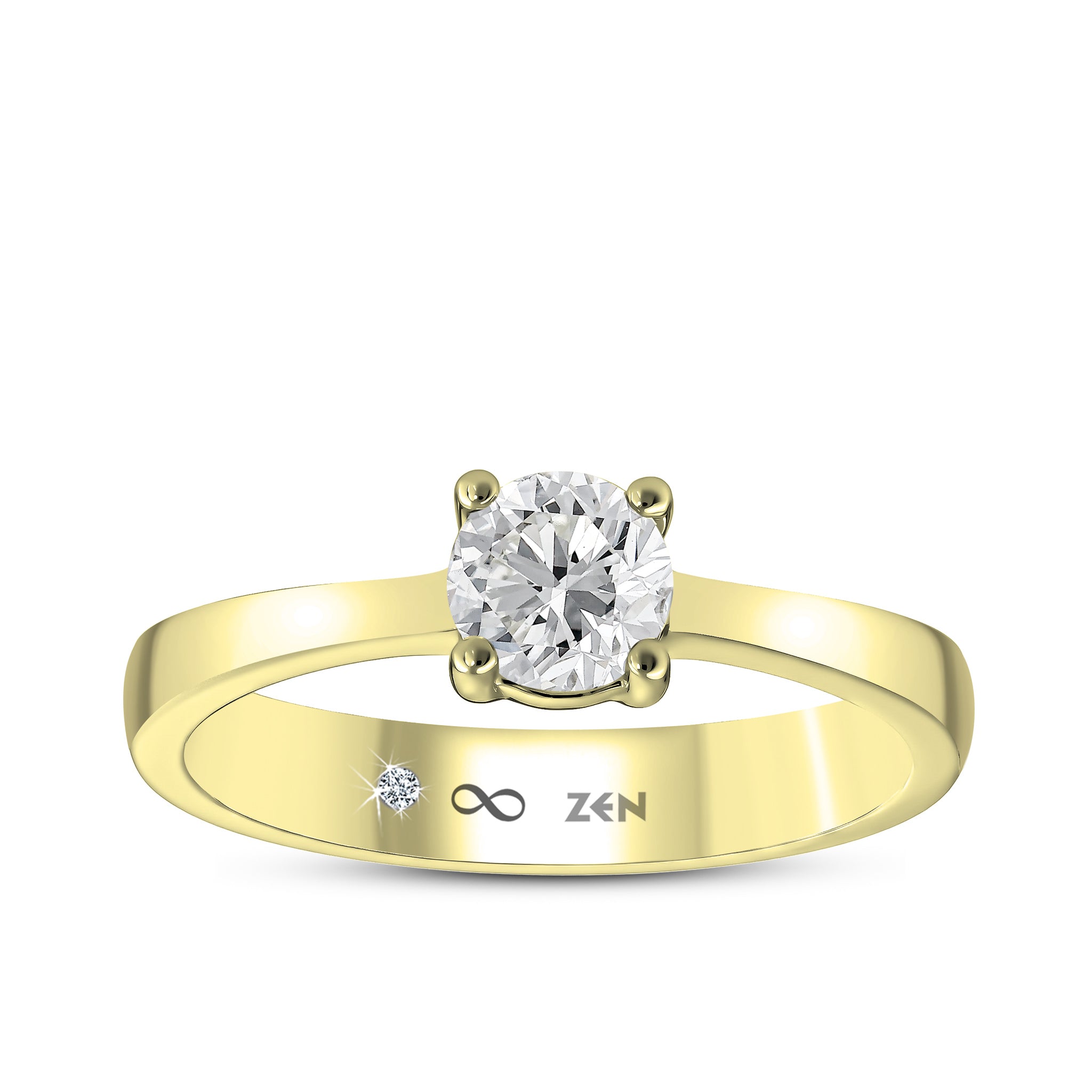 Diamond Solitaire Engagement Ring