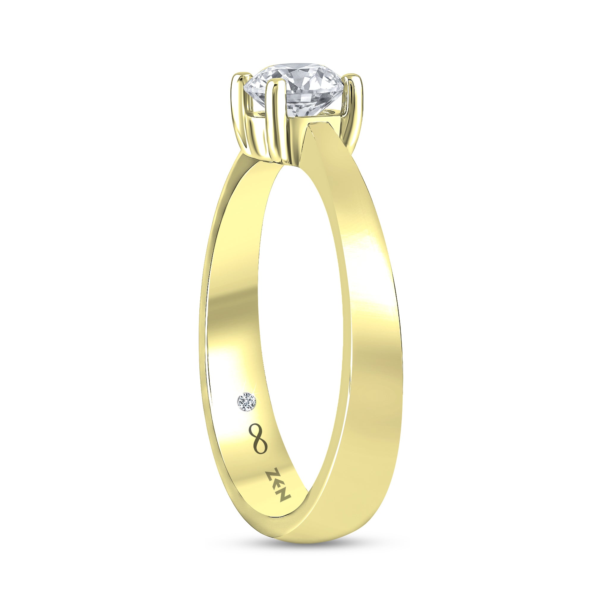 Diamond Solitaire Engagement Ring