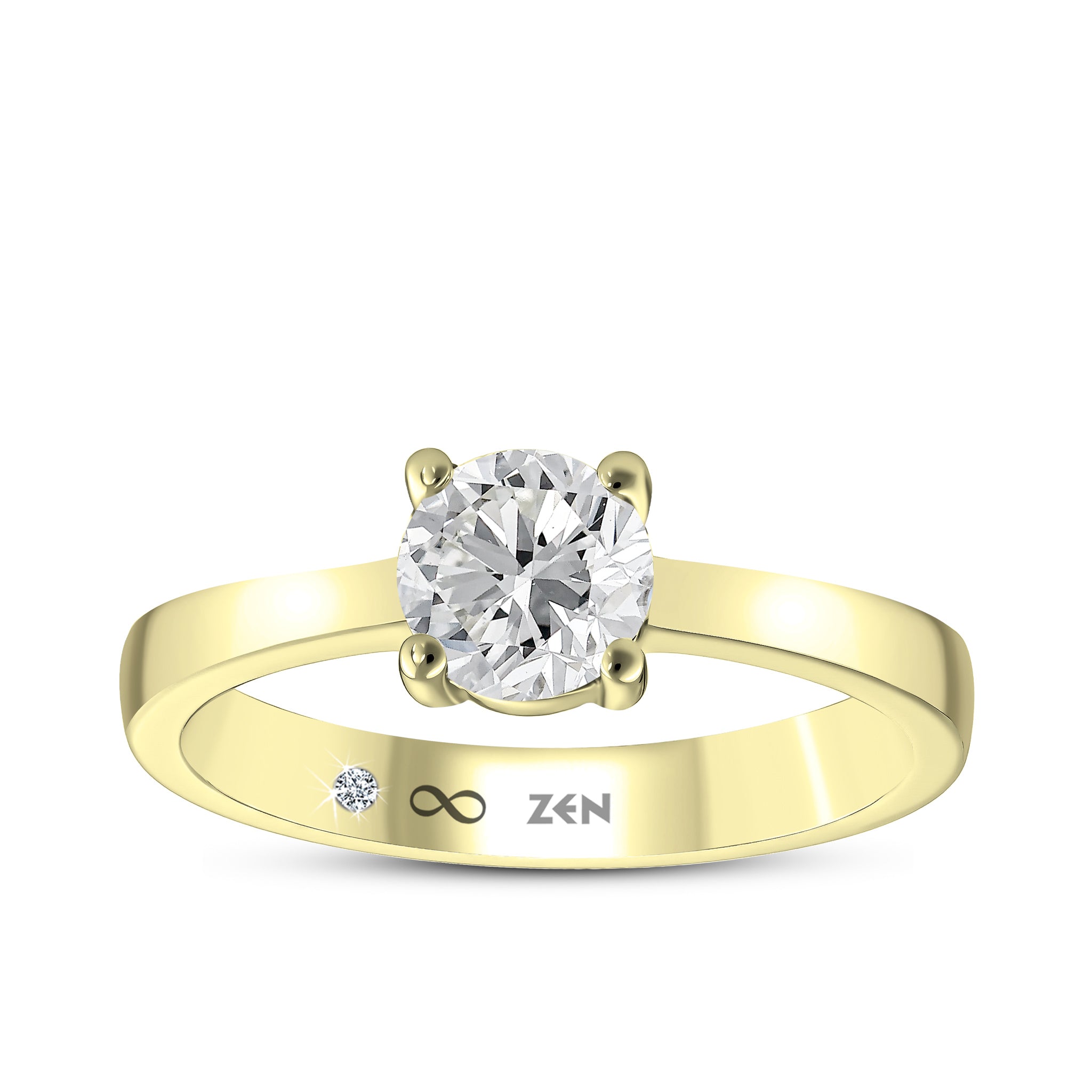 Diamond Solitaire Engagement Ring
