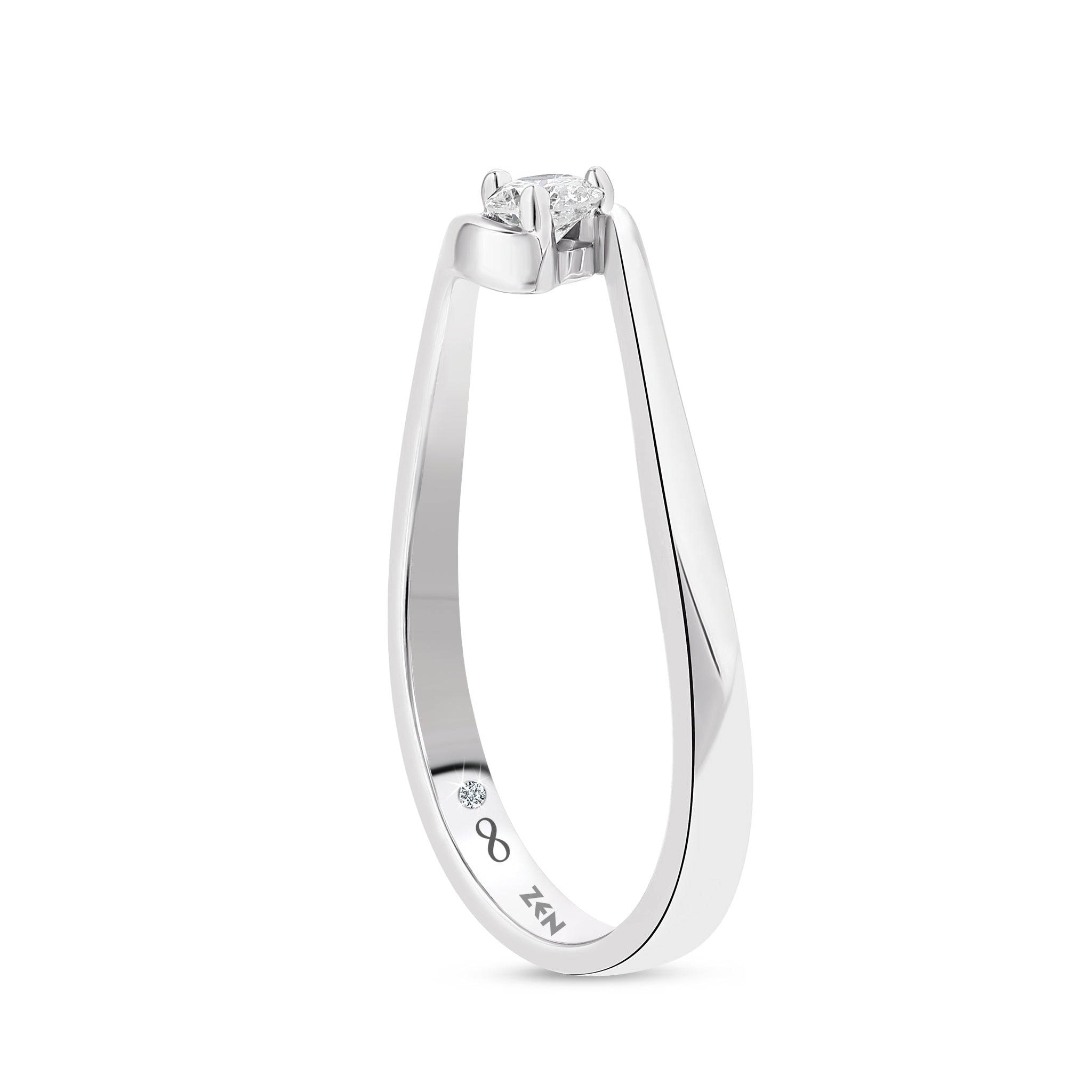 Solitaire Diamond Engagement Ring