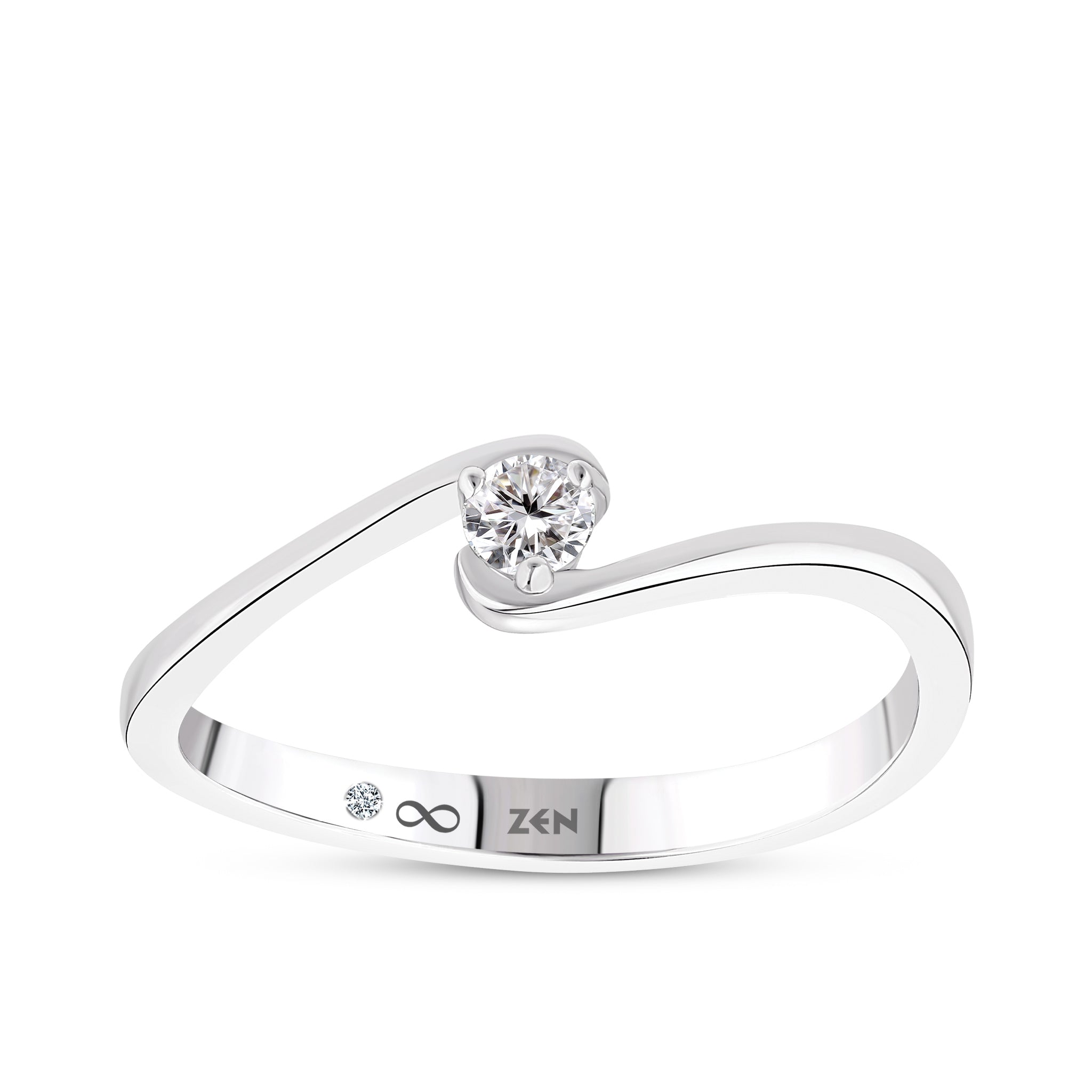 Solitaire Diamond Engagement Ring
