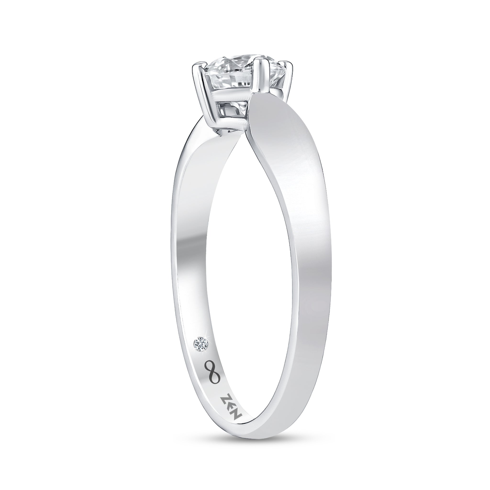 Diamond Solitaire Engagement Ring