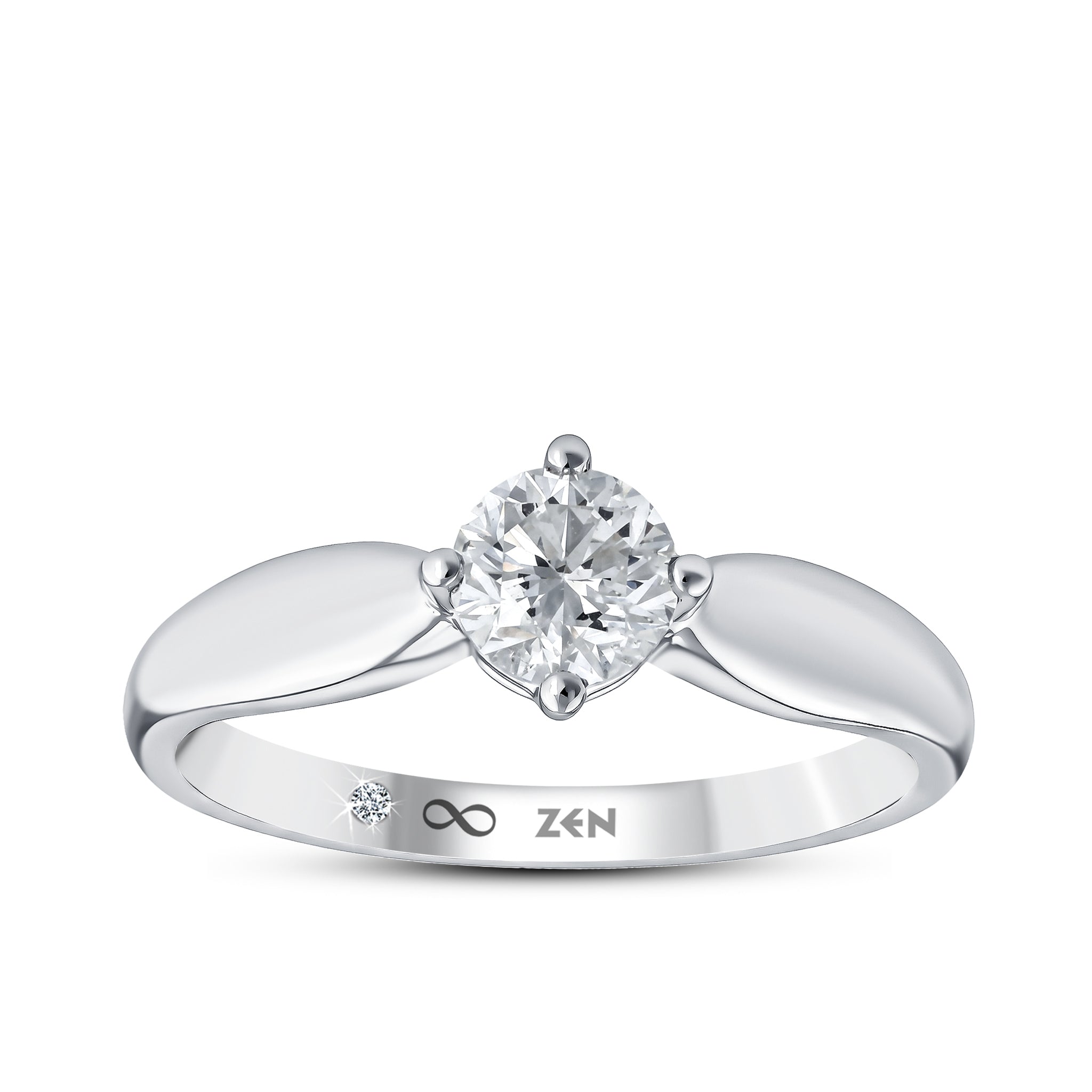 Diamond Solitaire Engagement Ring