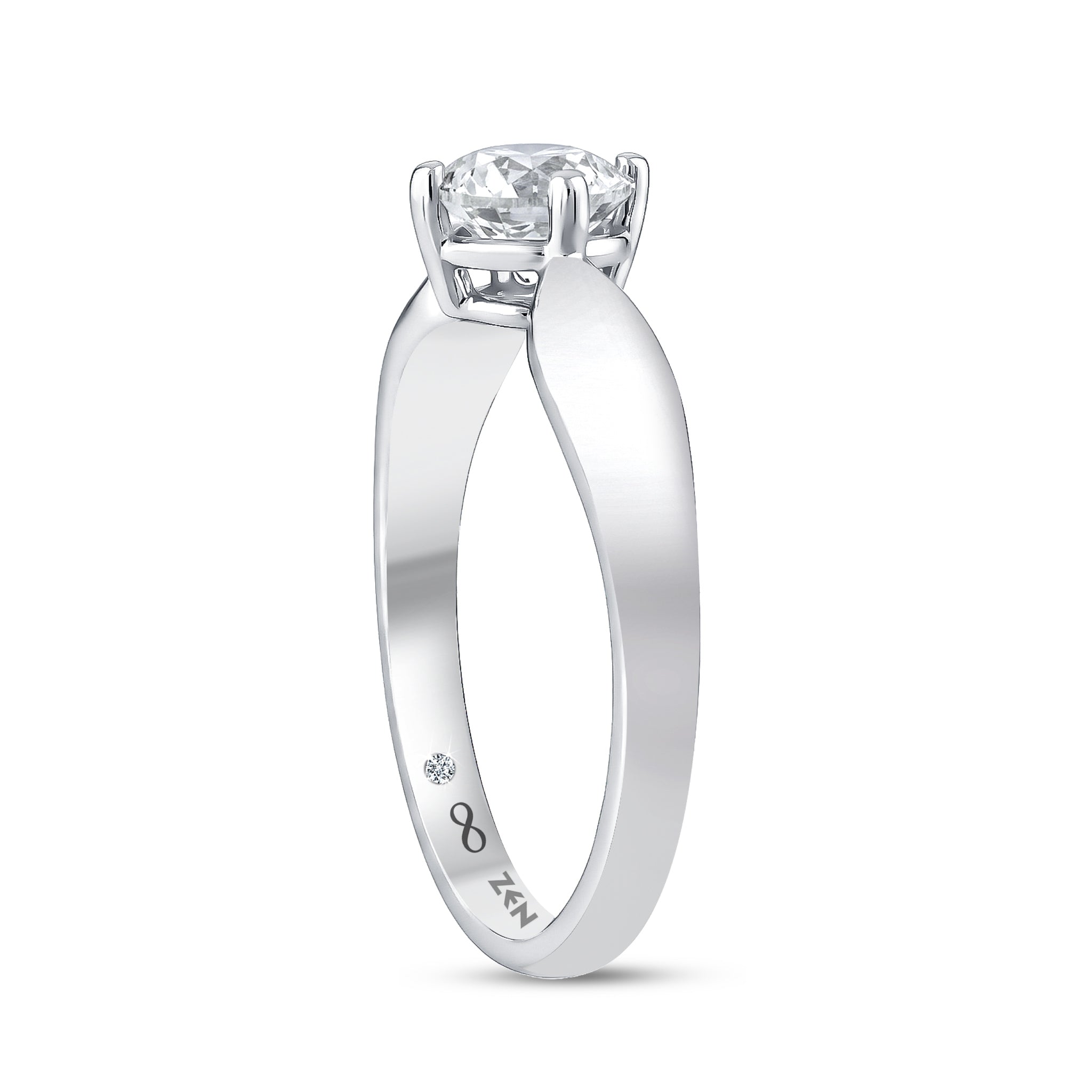 Diamond Solitaire Engagement Ring