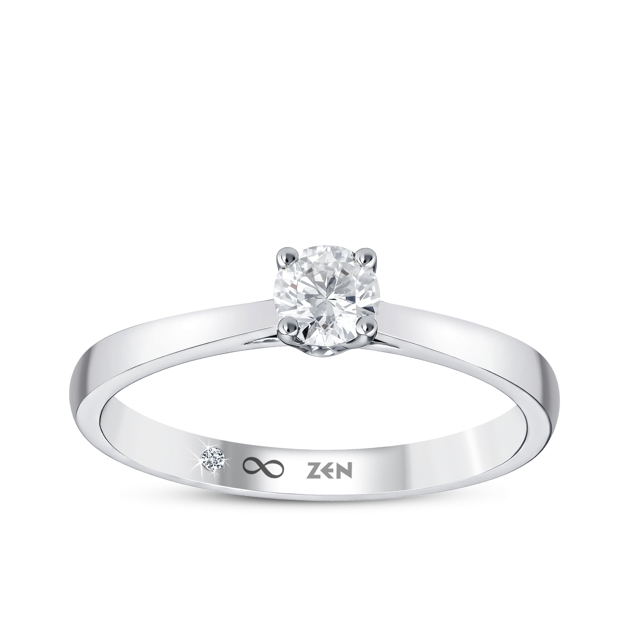 Diamond Solitaire Engagement Ring