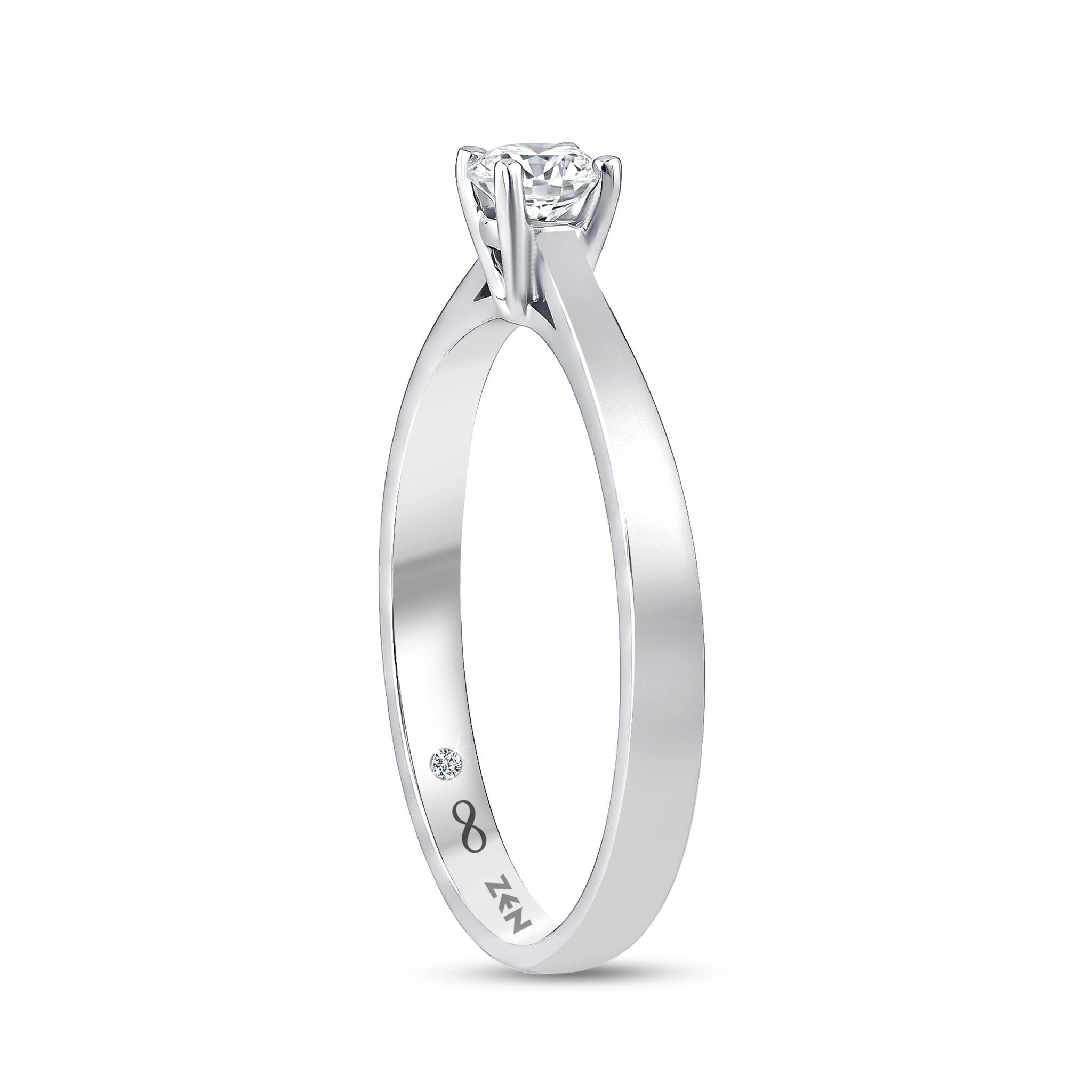 Diamond Solitaire Engagement Ring