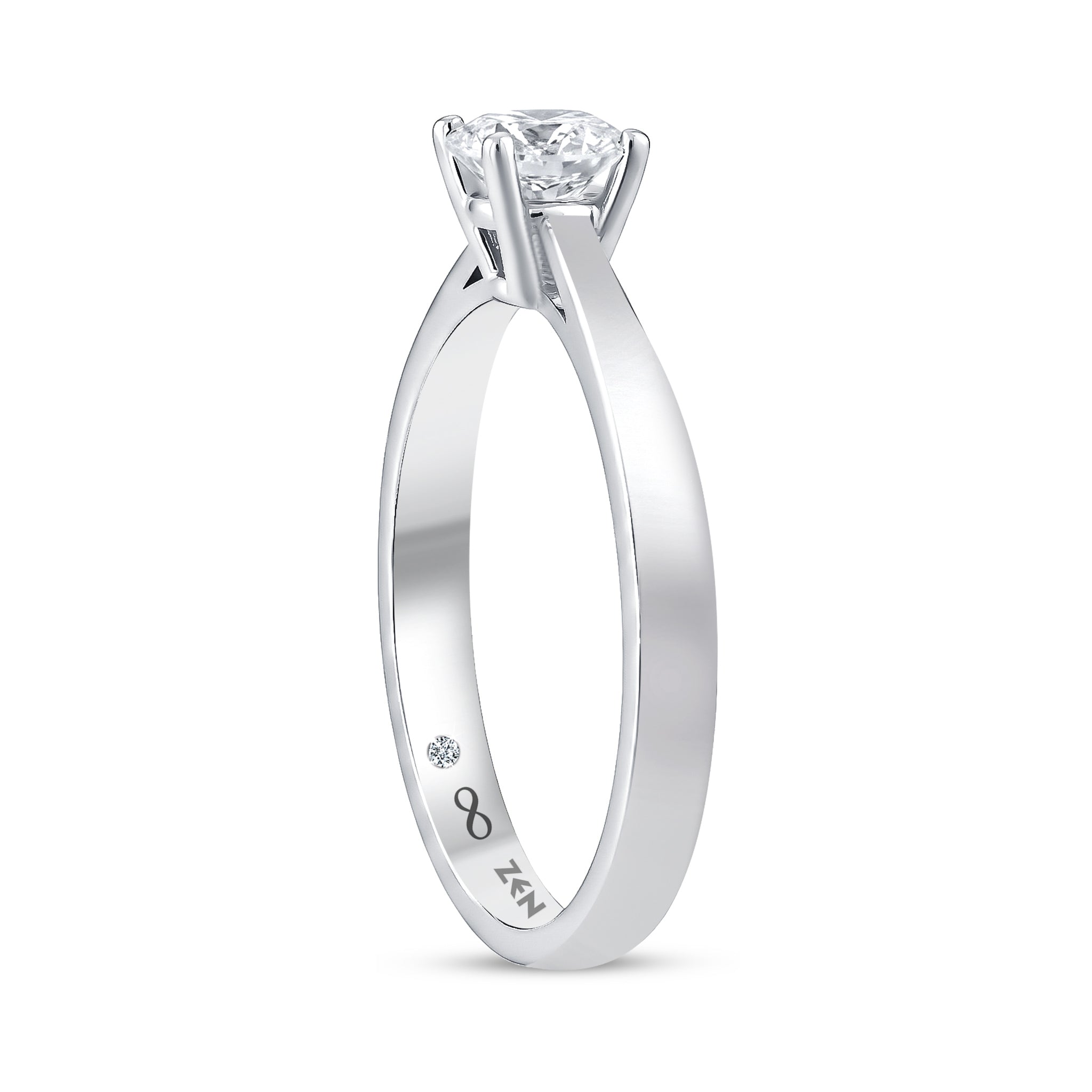 Diamond Solitaire Engagement Ring