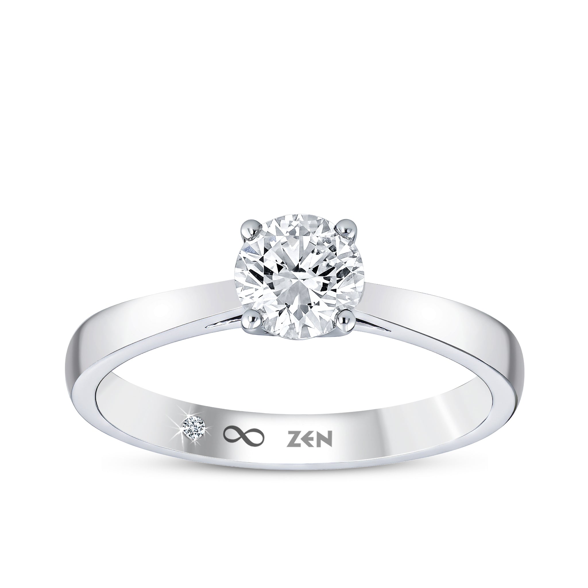 Diamond Solitaire Engagement Ring