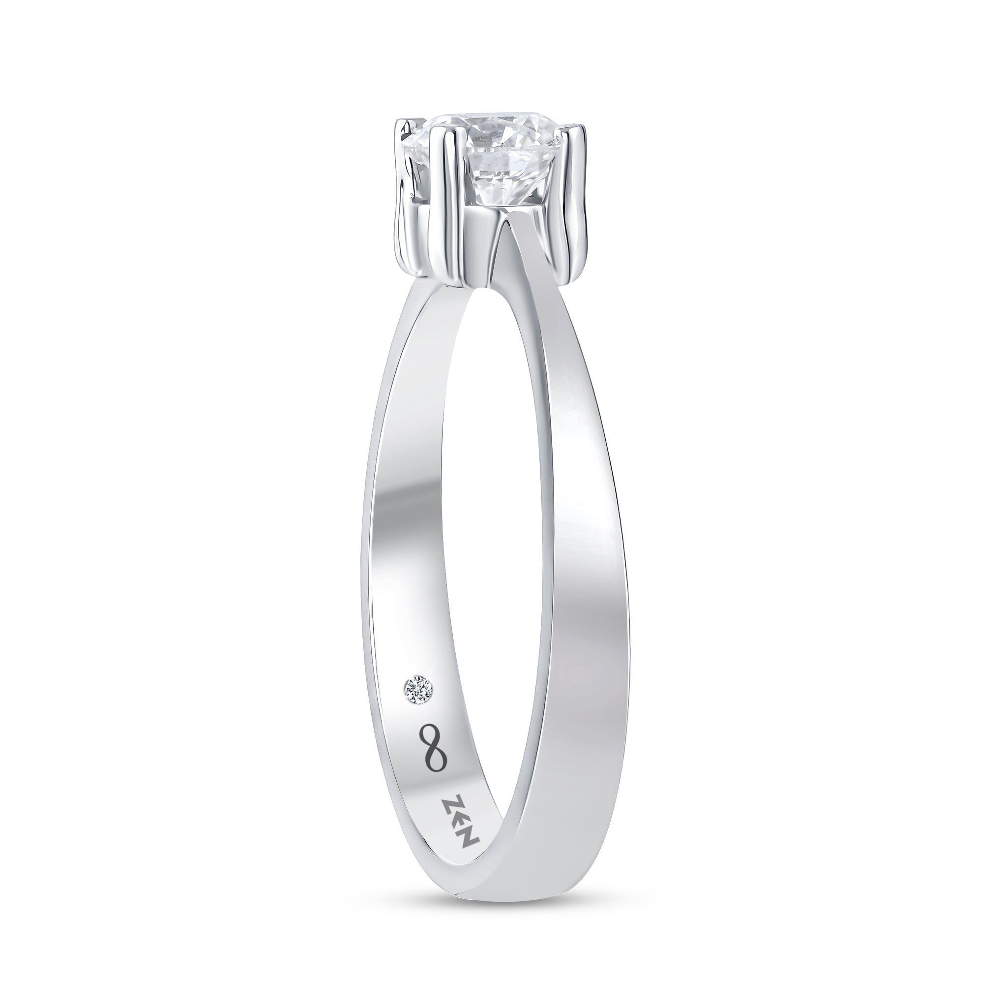 Solitaire Diamond Engagement Ring