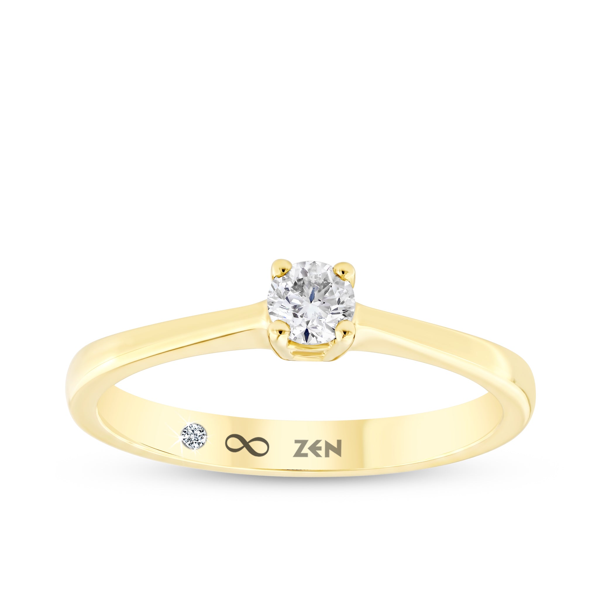 Diamond Solitaire Engagement Ring