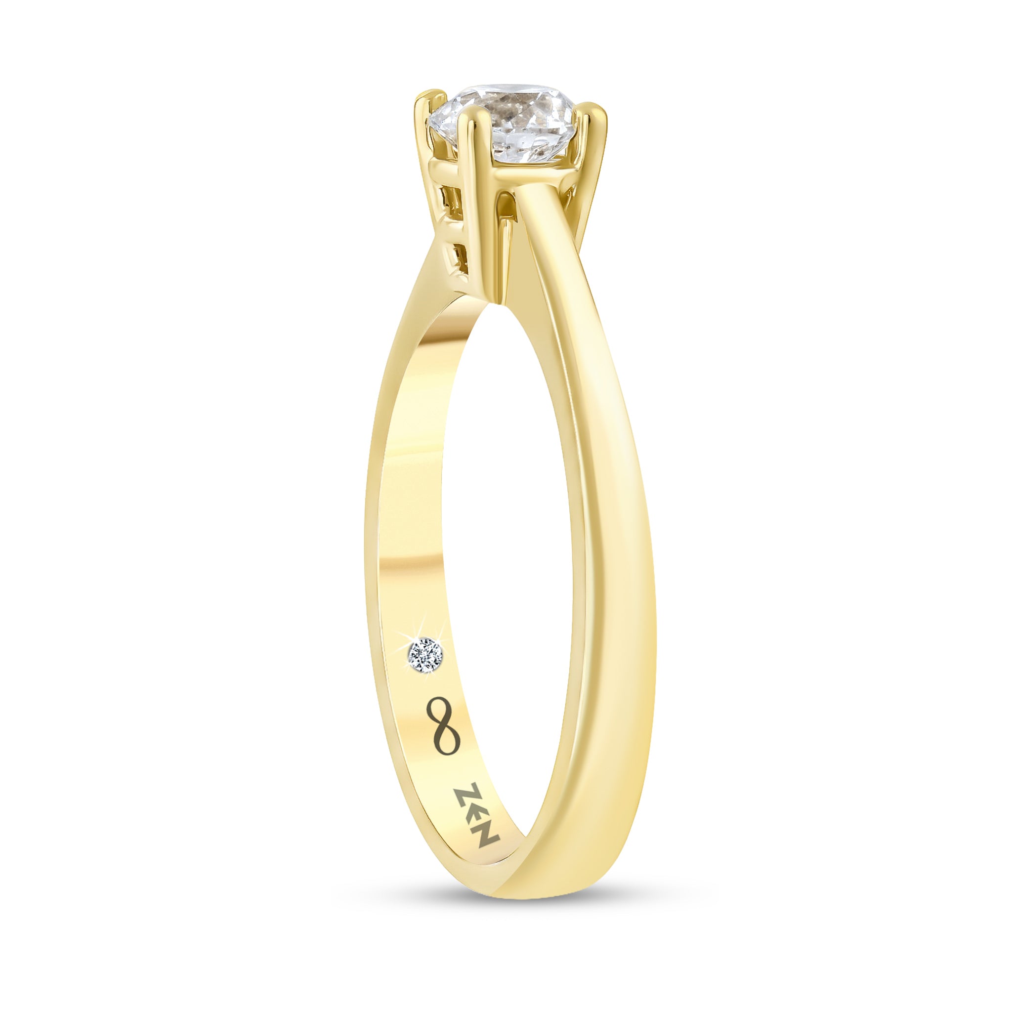 Diamond Solitaire Engagement Ring