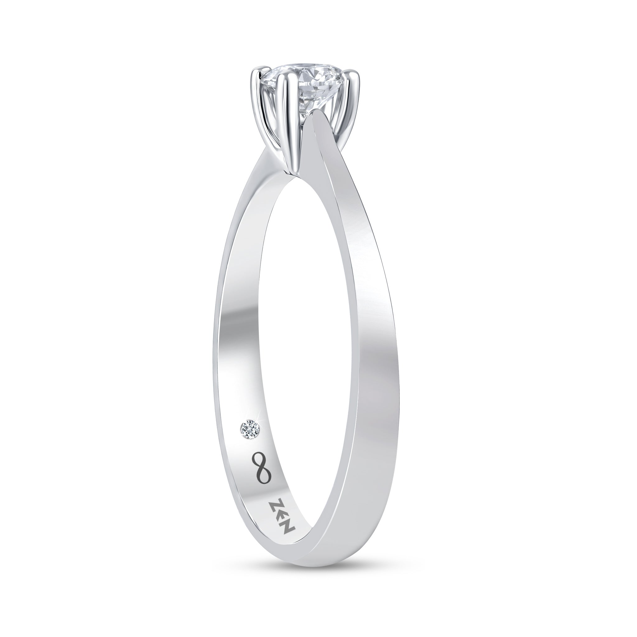 Diamond Solitaire Engagement Ring