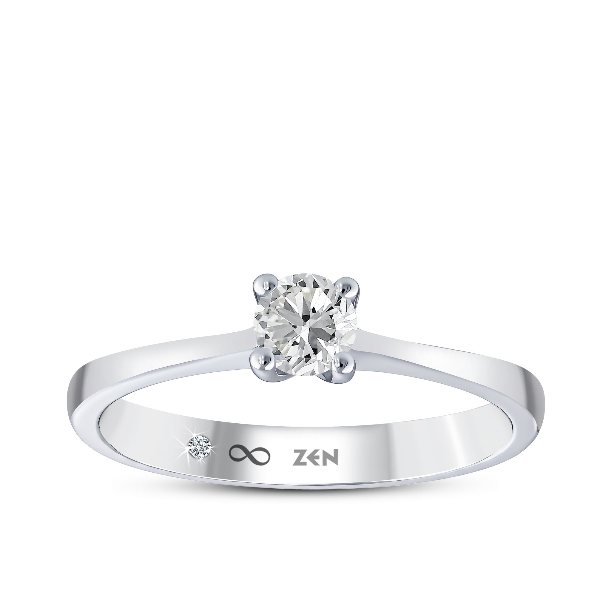 Diamond Solitaire Engagement Ring