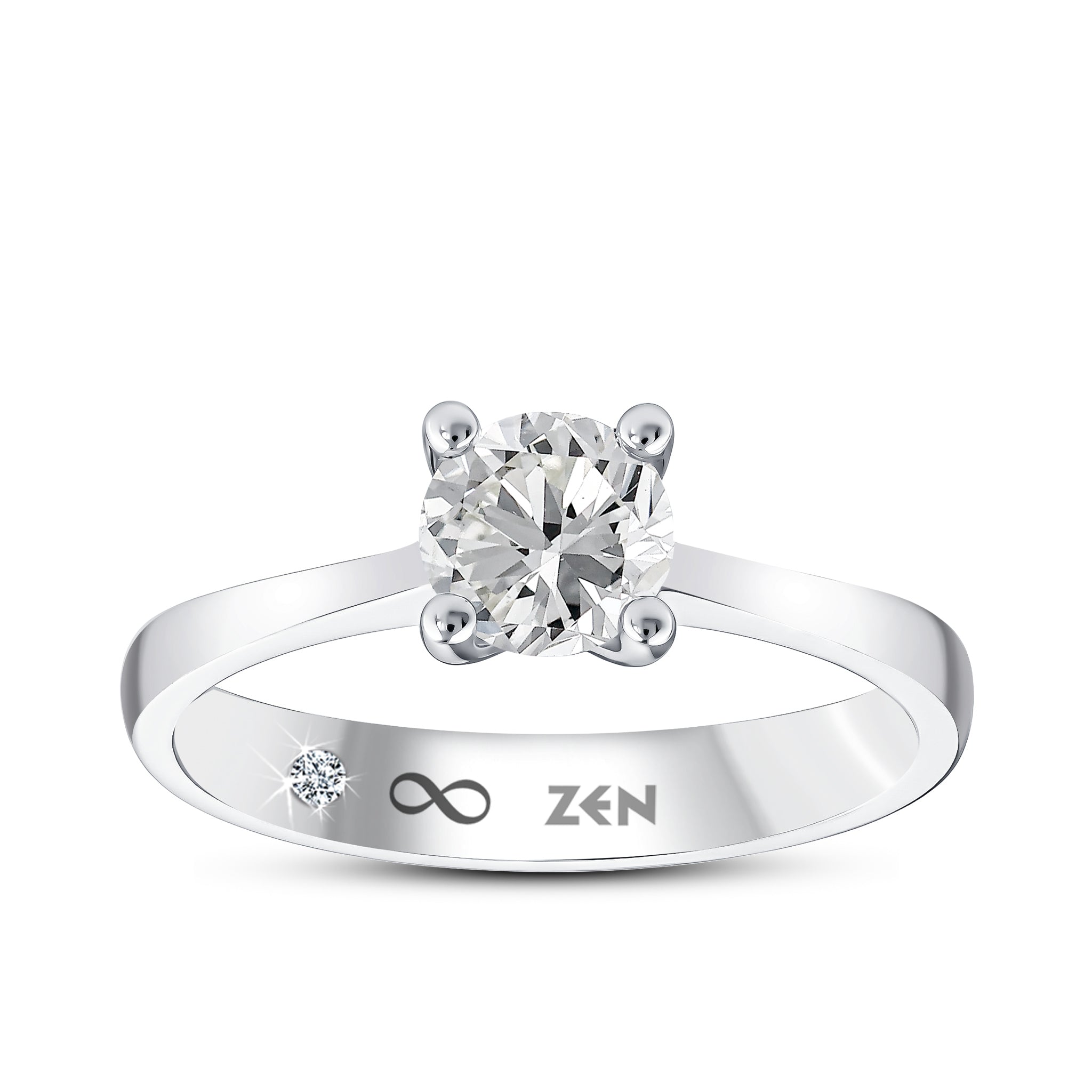 Diamond Solitaire Engagement Ring