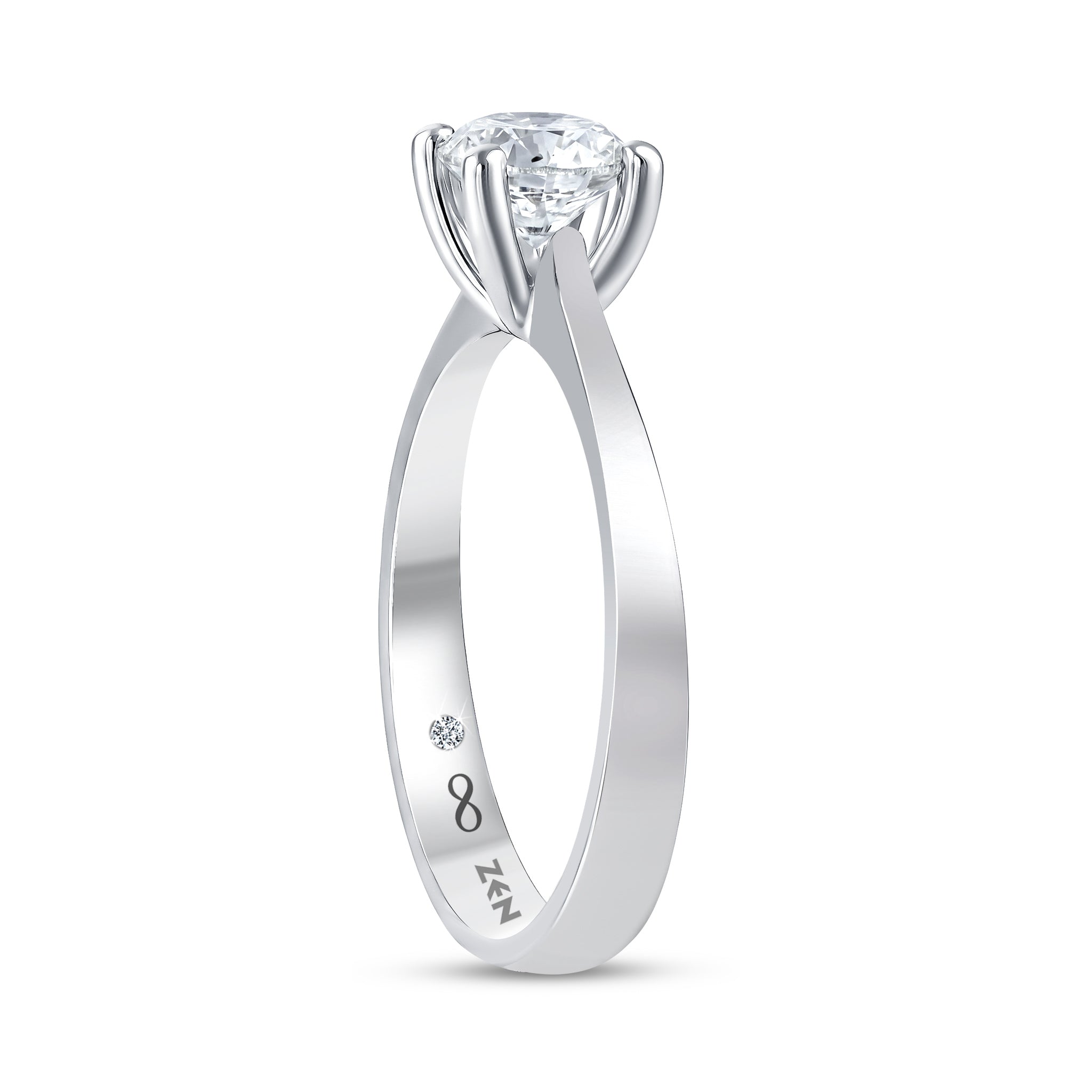 Diamond Solitaire Engagement Ring