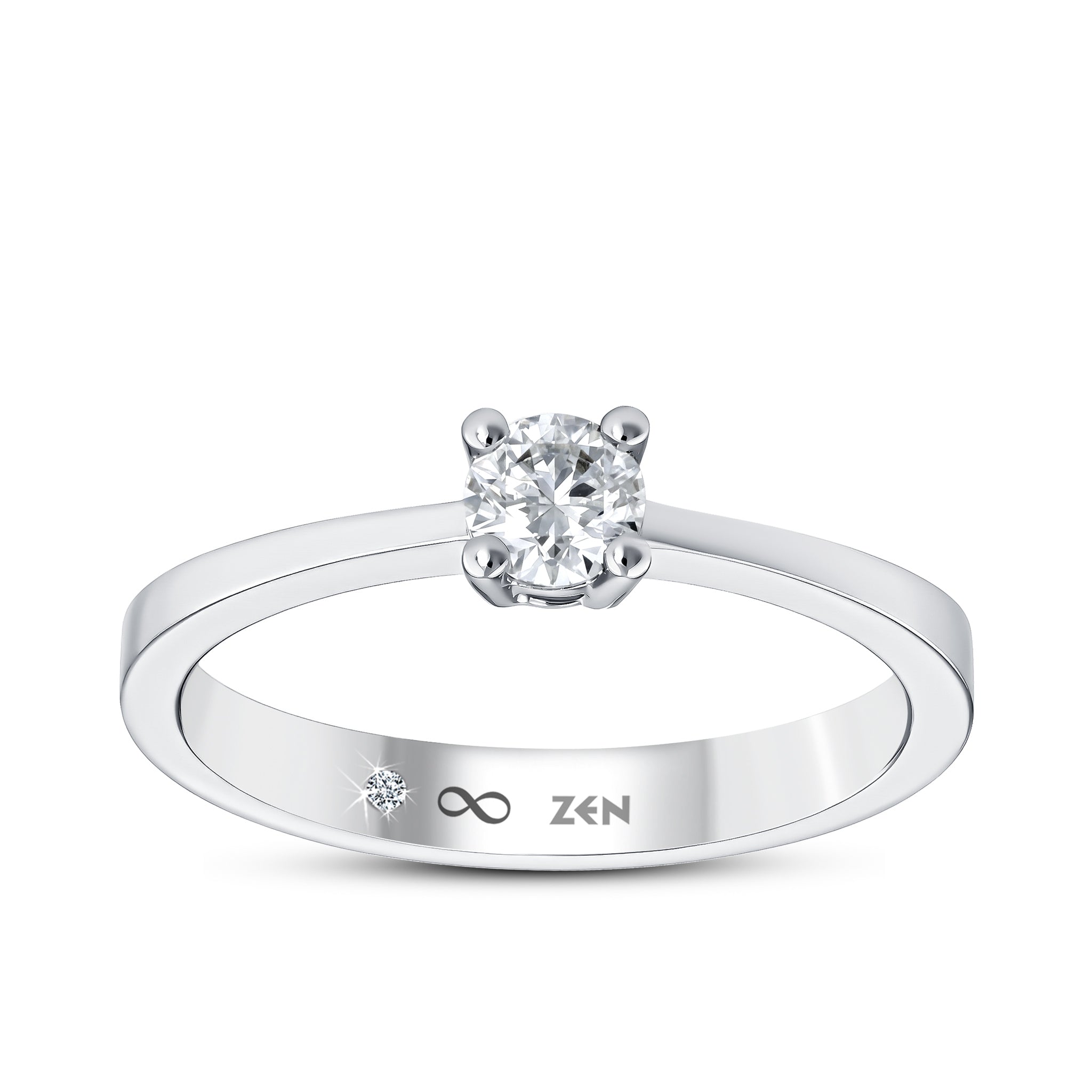 Diamond Solitaire Engagement Ring