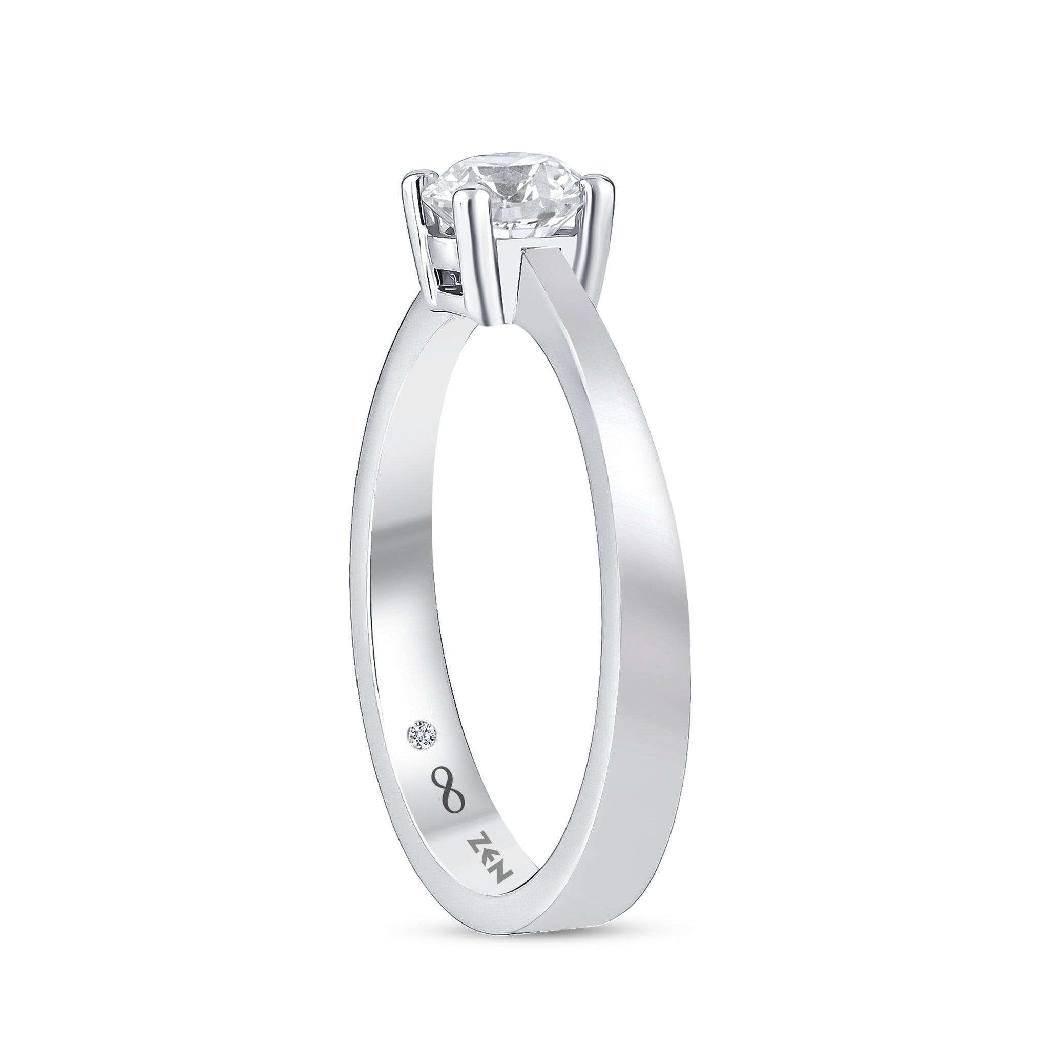 Diamond Solitaire Engagement Ring