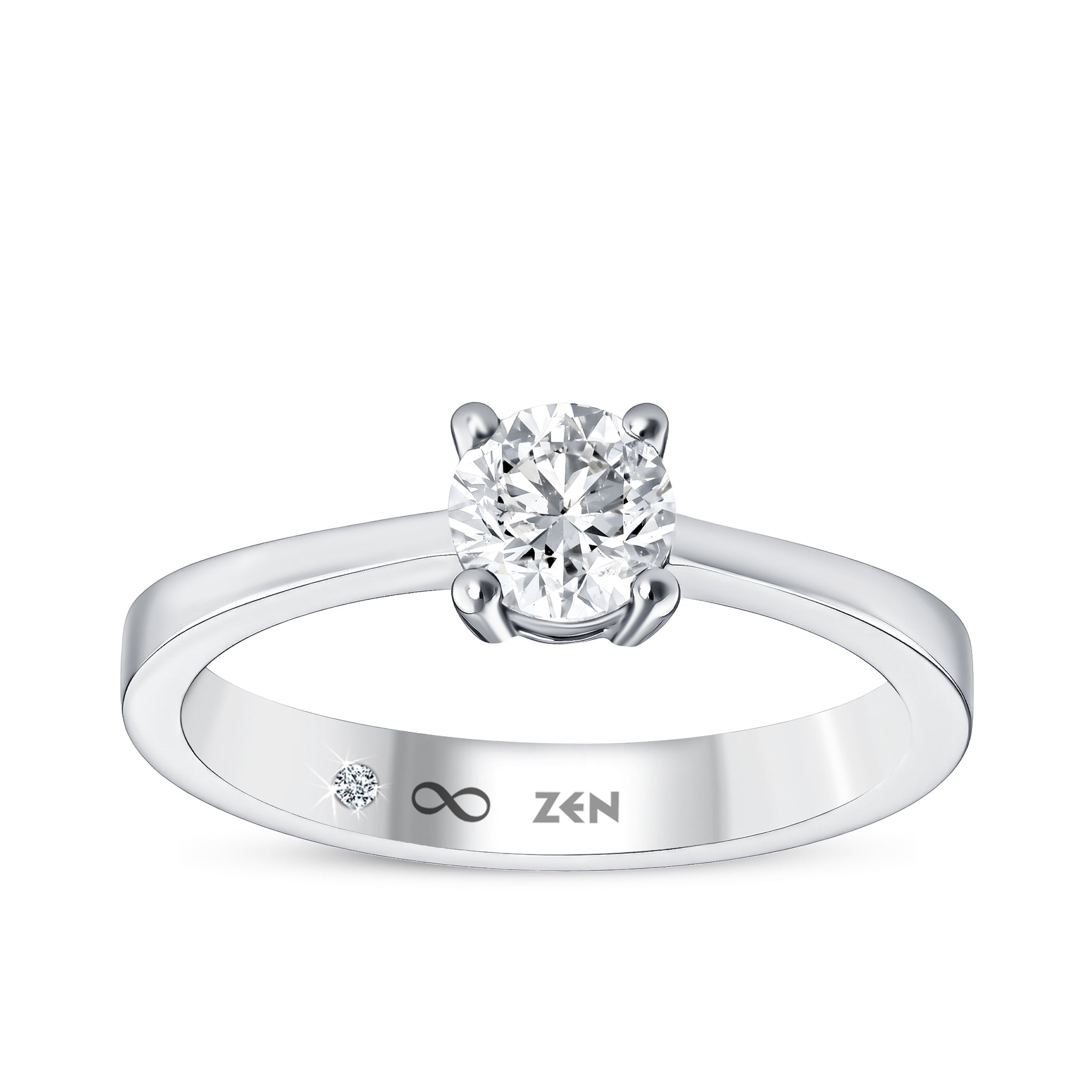 Diamond Solitaire Engagement Ring