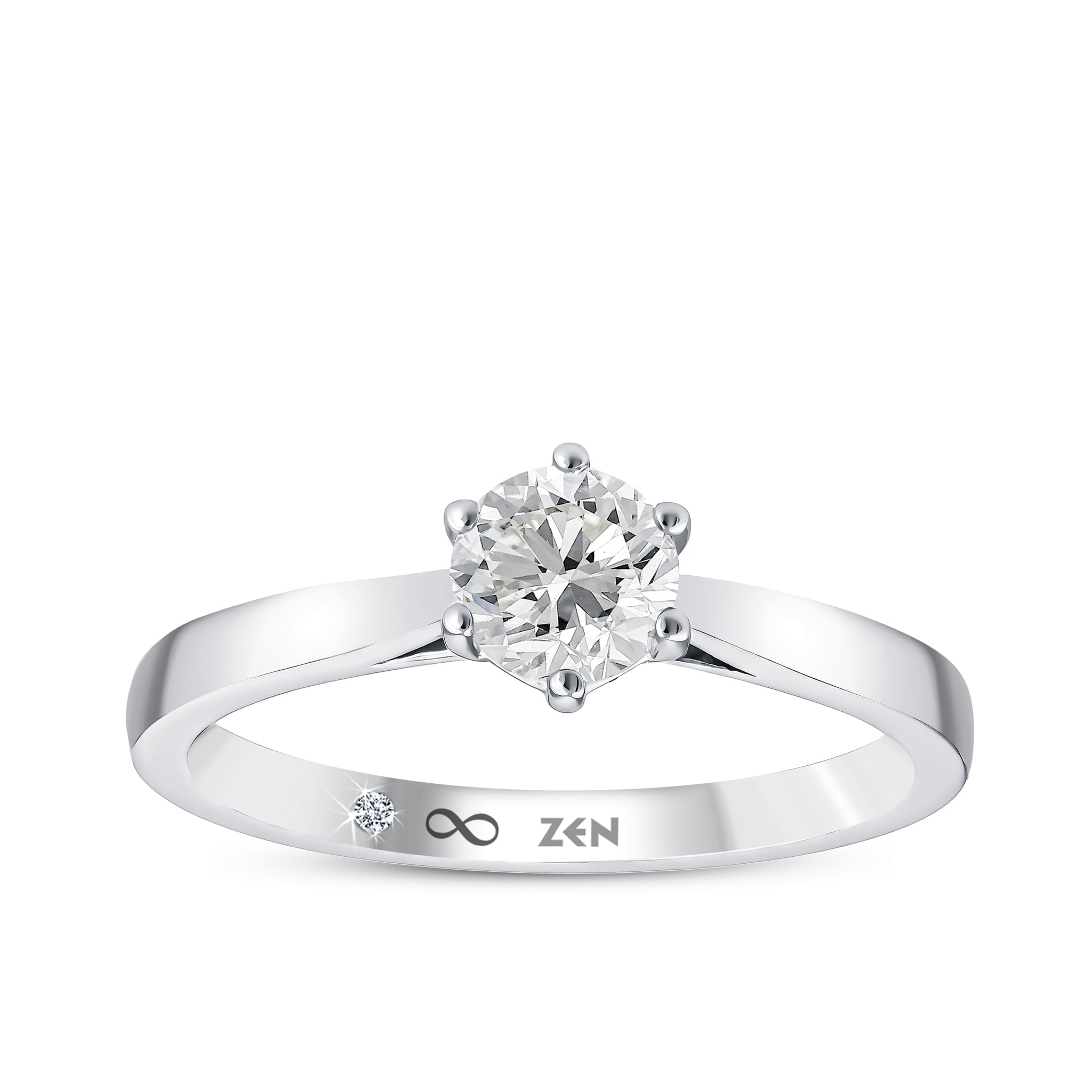 Diamond Solitaire Engagement Ring