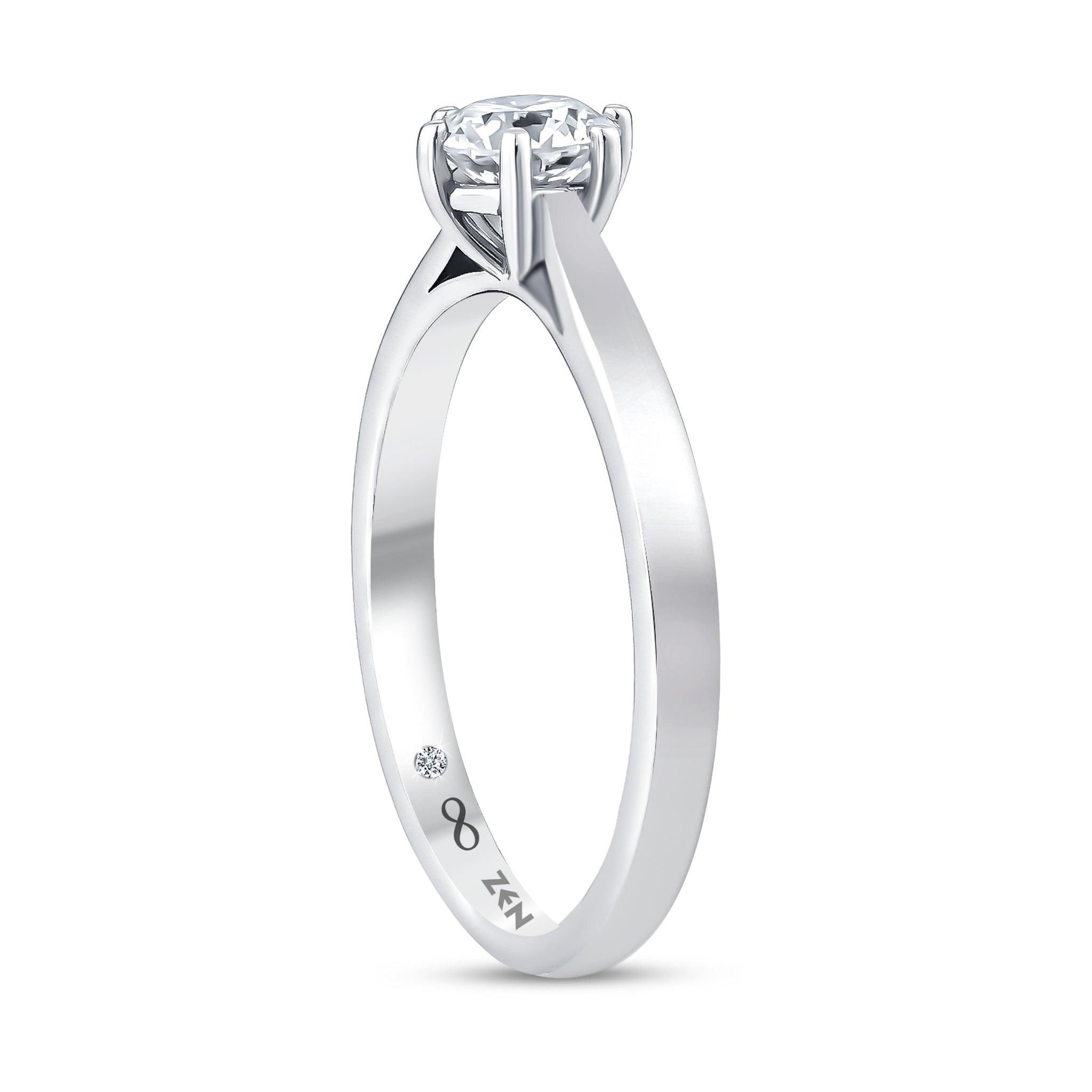 Diamond Solitaire Engagement Ring
