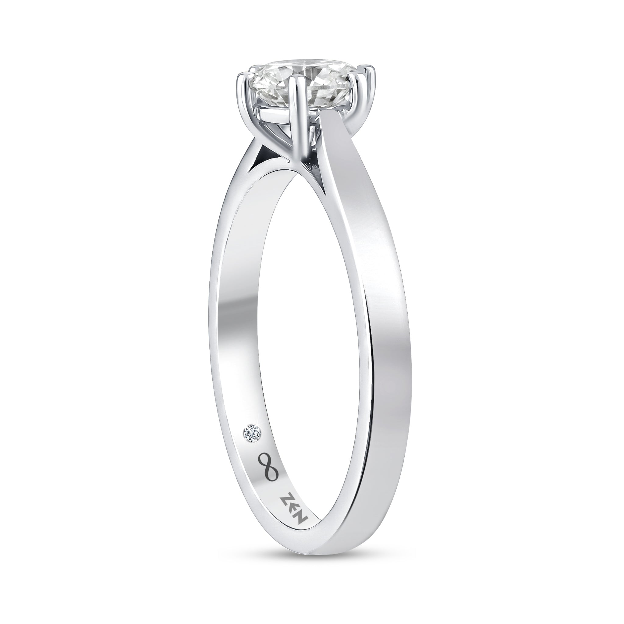 Diamond Solitaire Engagement Ring