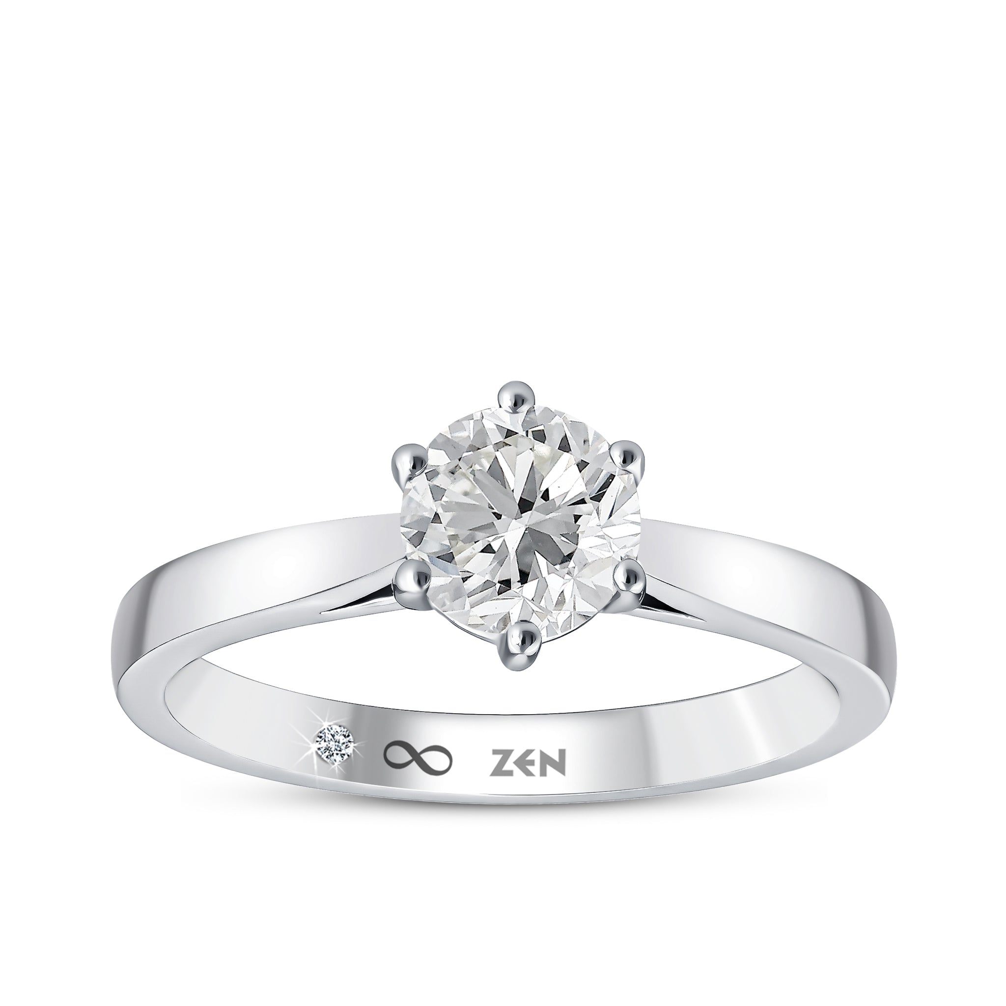 Diamond Solitaire Engagement Ring