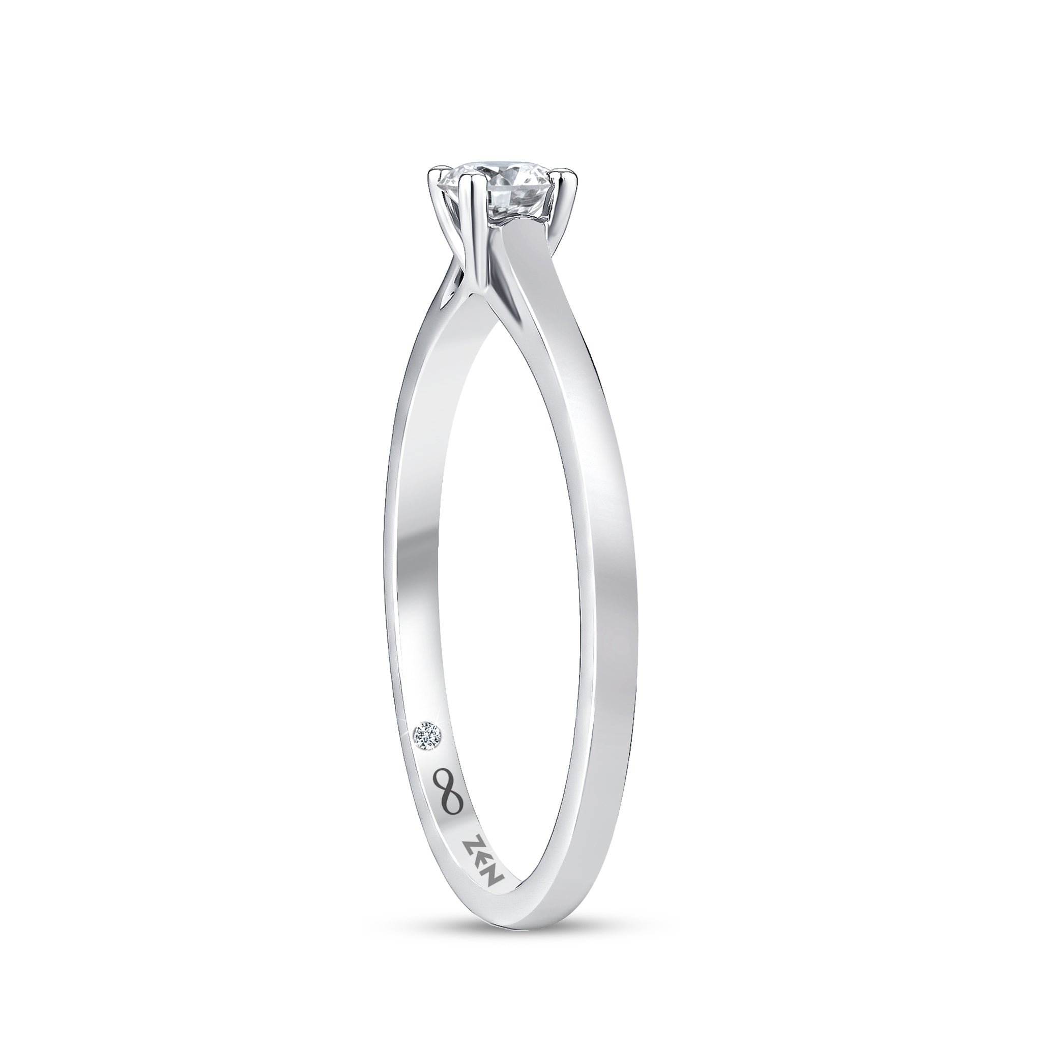 Diamond Solitaire Engagement Ring