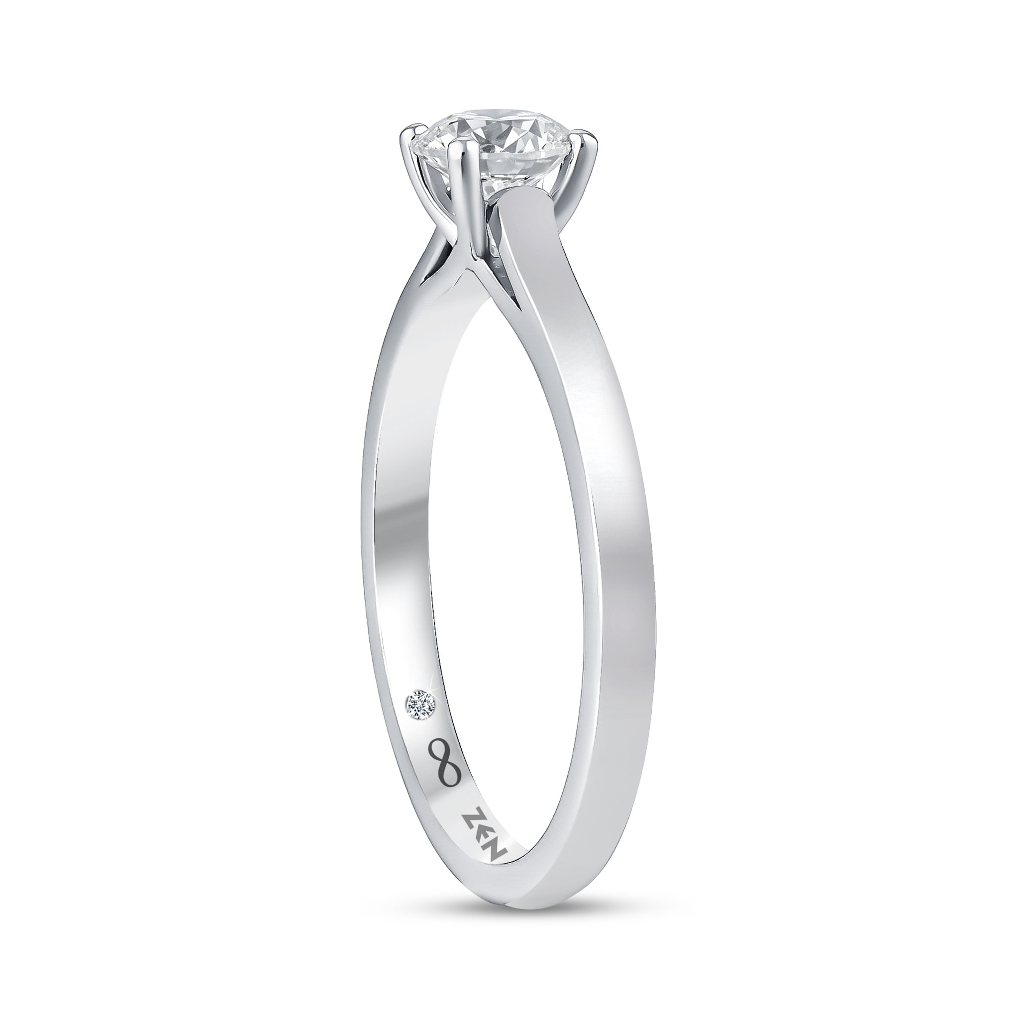 Diamond Solitaire Engagement Ring