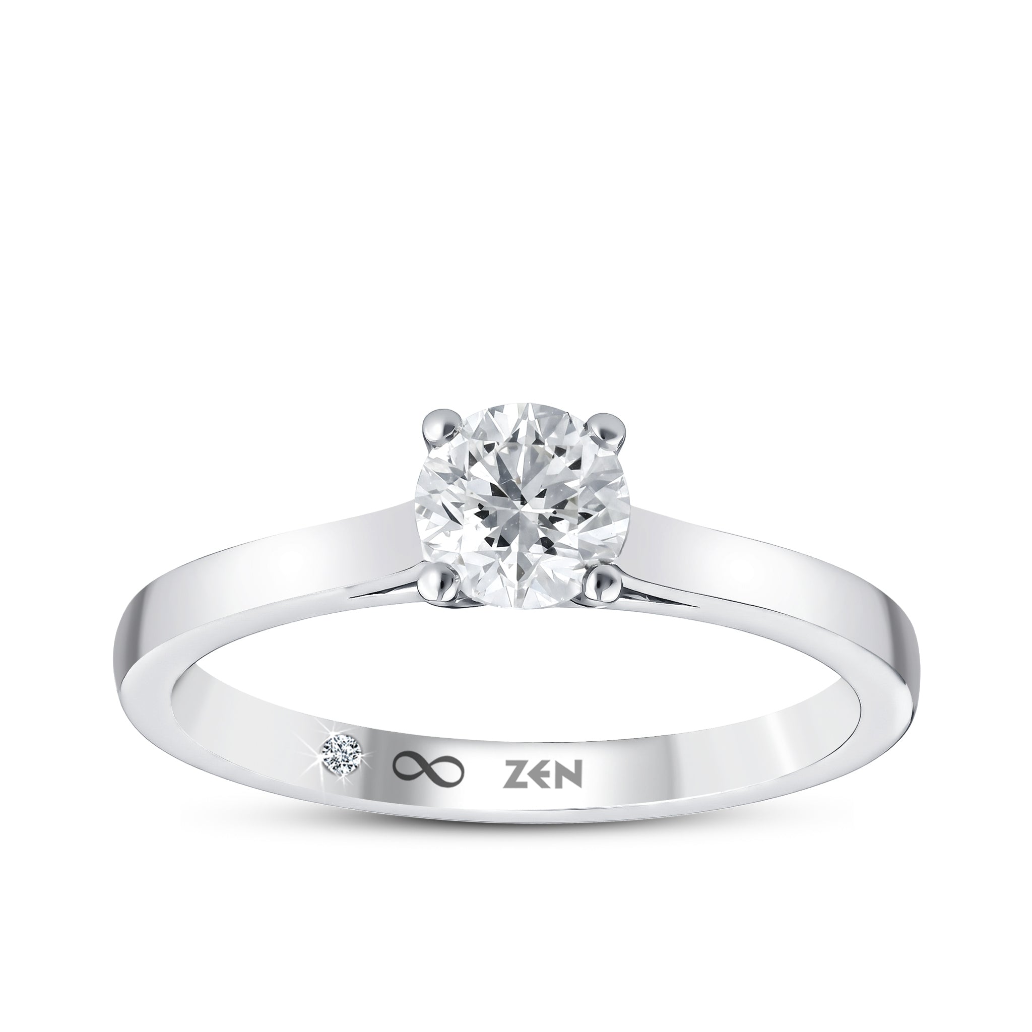 Diamond Solitaire Engagement Ring