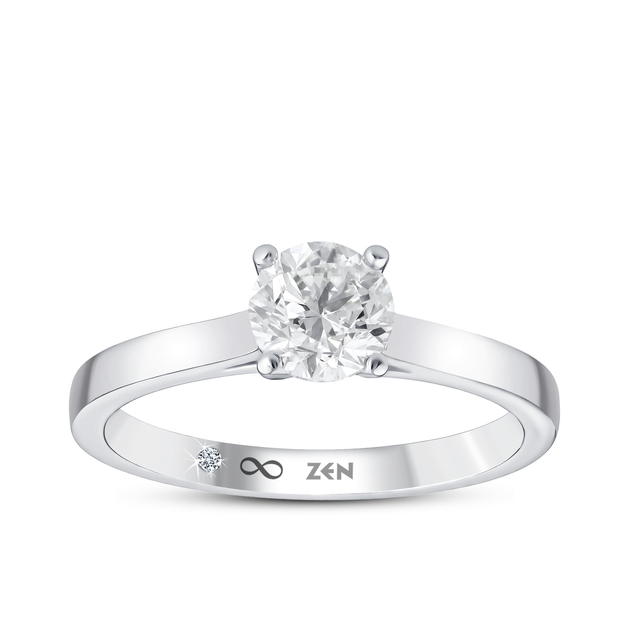 Diamond Solitaire Engagement Ring