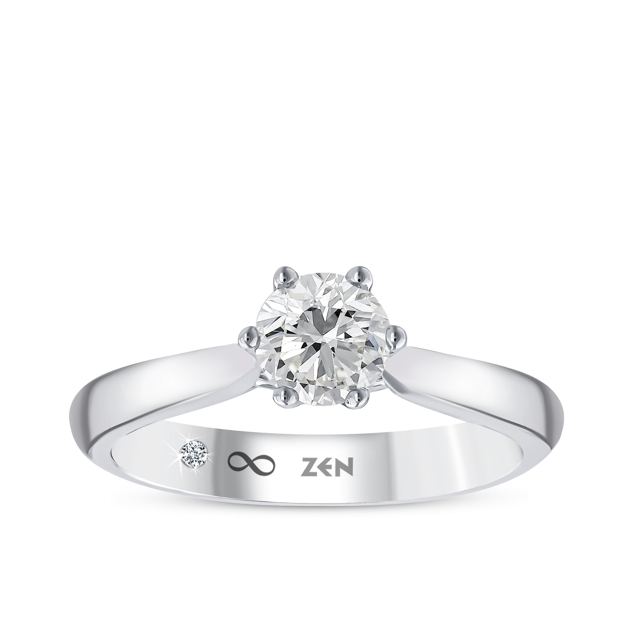 Diamond Solitaire Engagement Ring