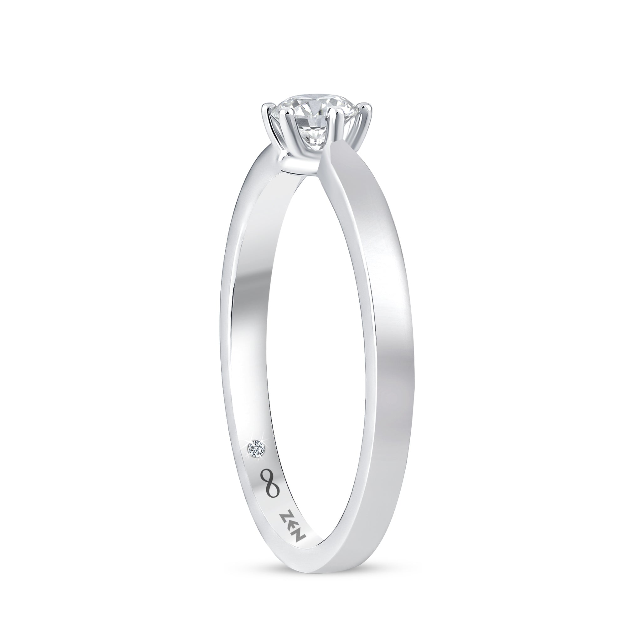 Diamond Solitaire Engagement Ring