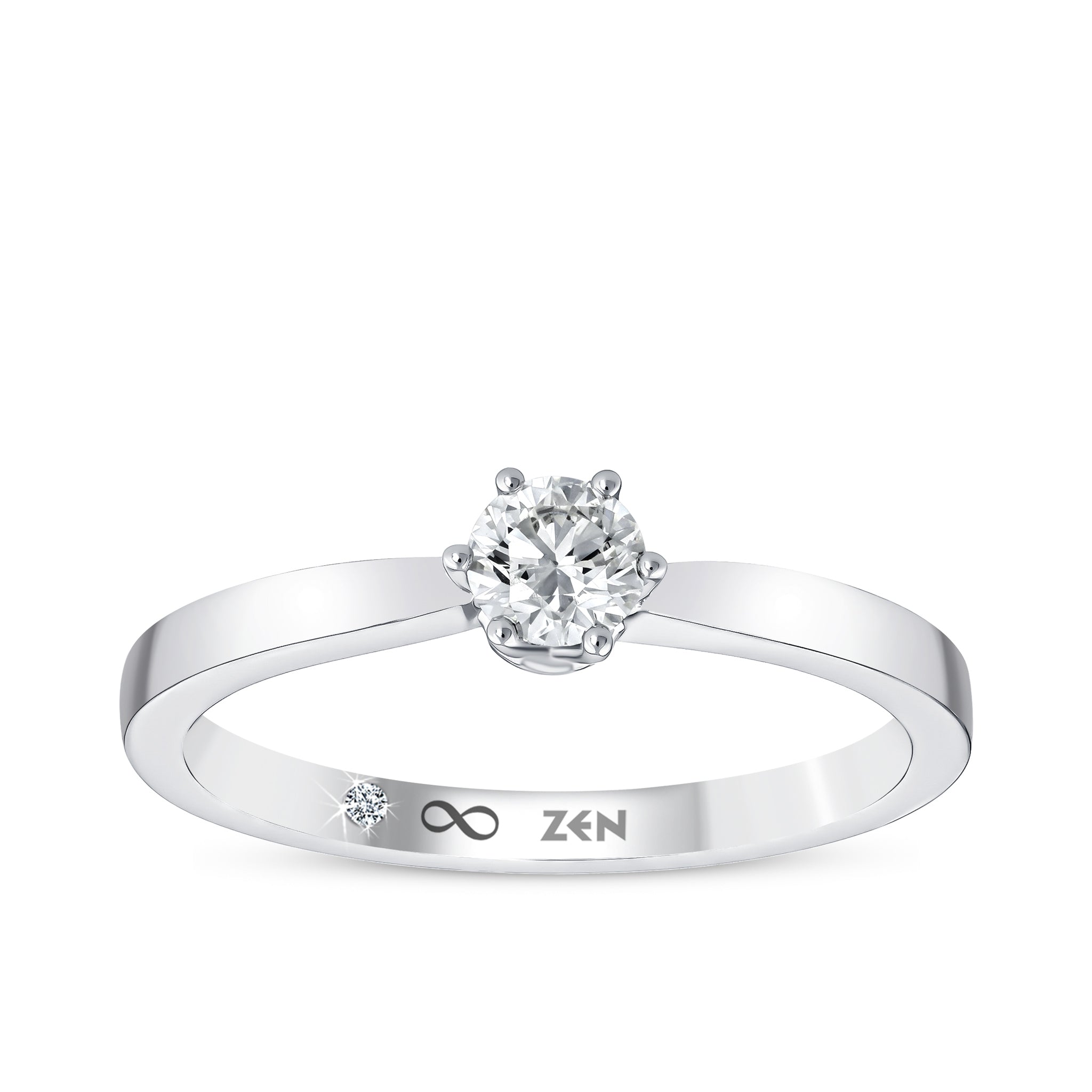 Diamond Solitaire Engagement Ring