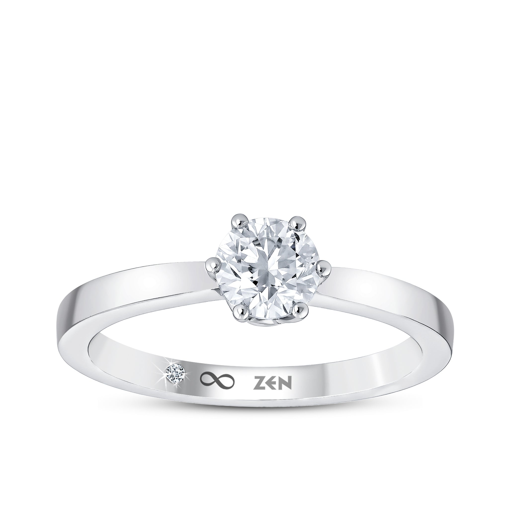 Diamond Solitaire Engagement Ring