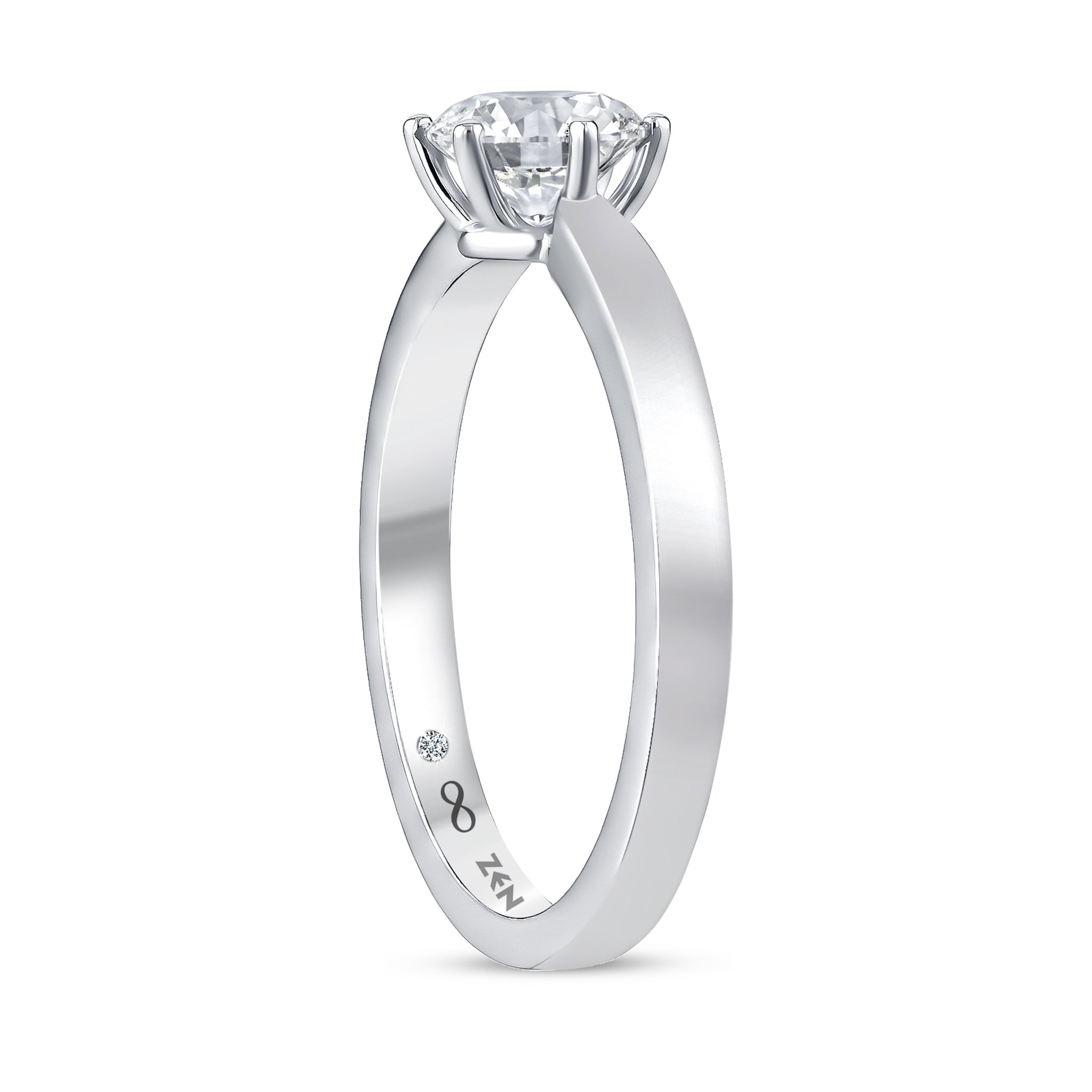 Diamond Solitaire Engagement Ring