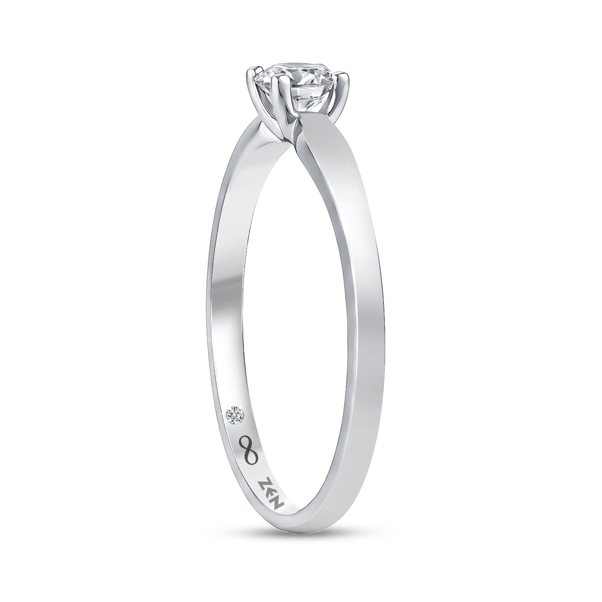 Diamond Solitaire Engagement Ring