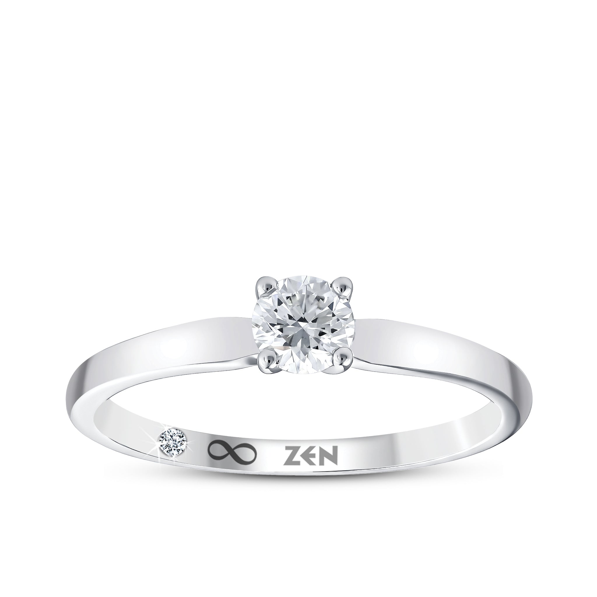 Diamond Solitaire Engagement Ring