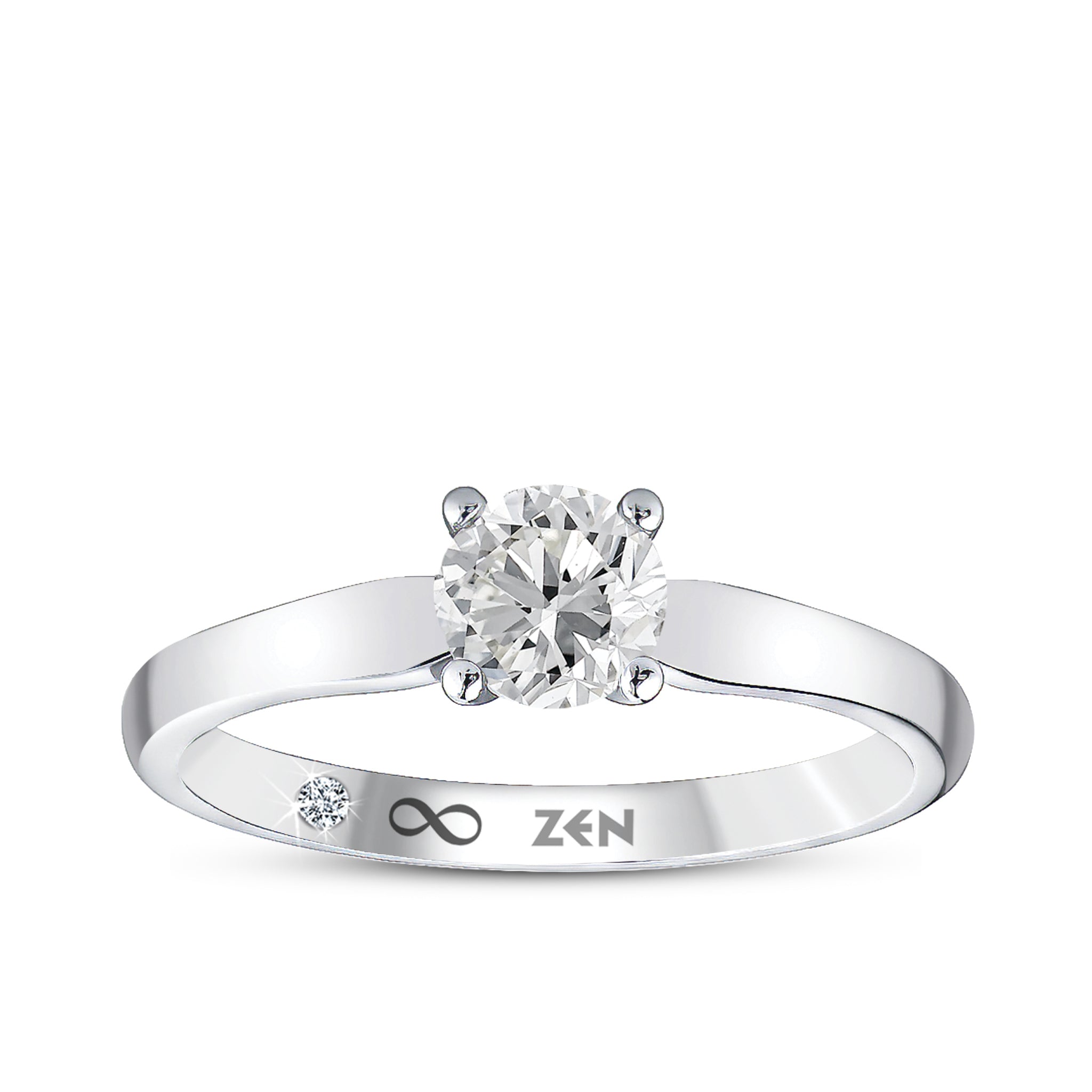 Diamond Solitaire Engagement Ring