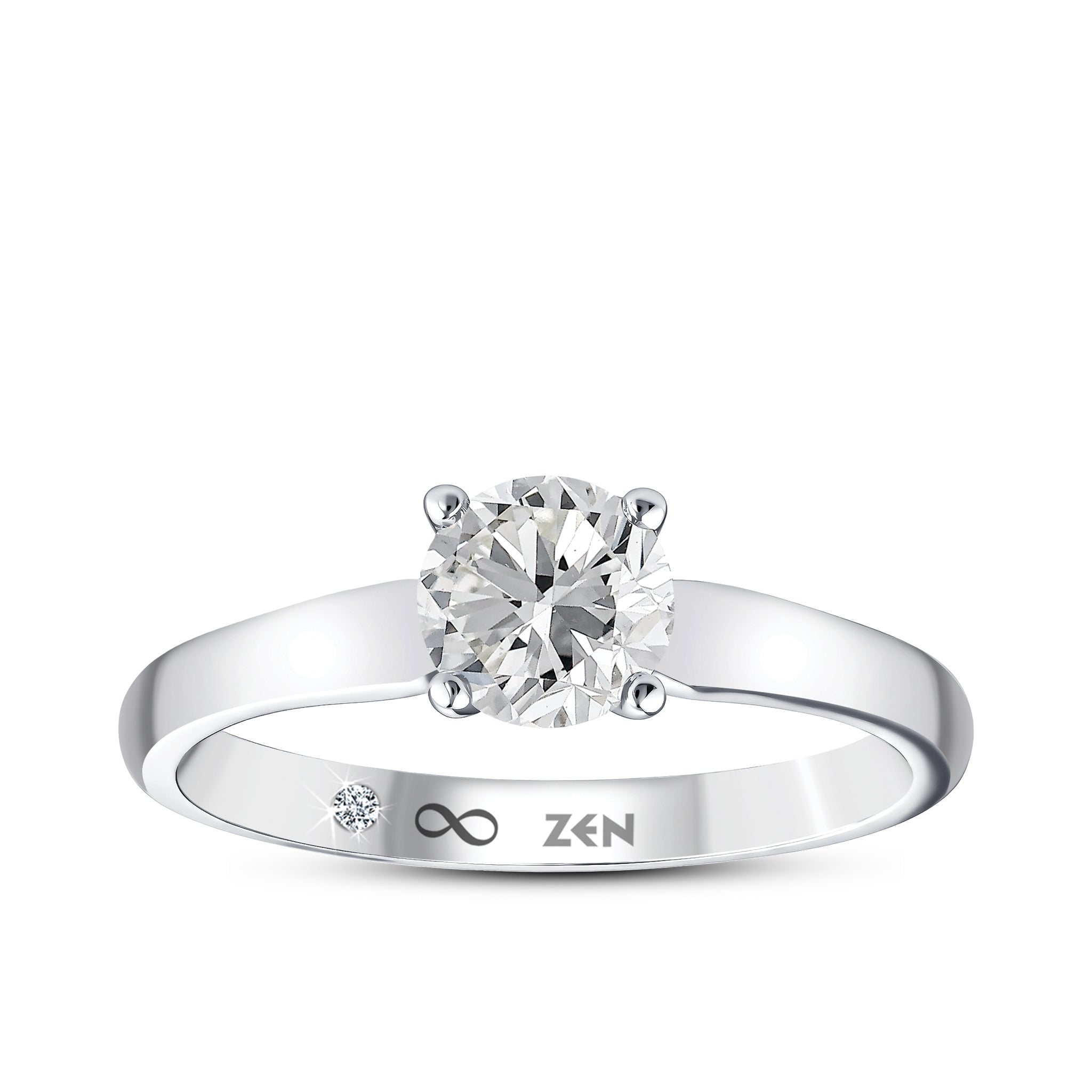 Diamond Solitaire Engagement Ring