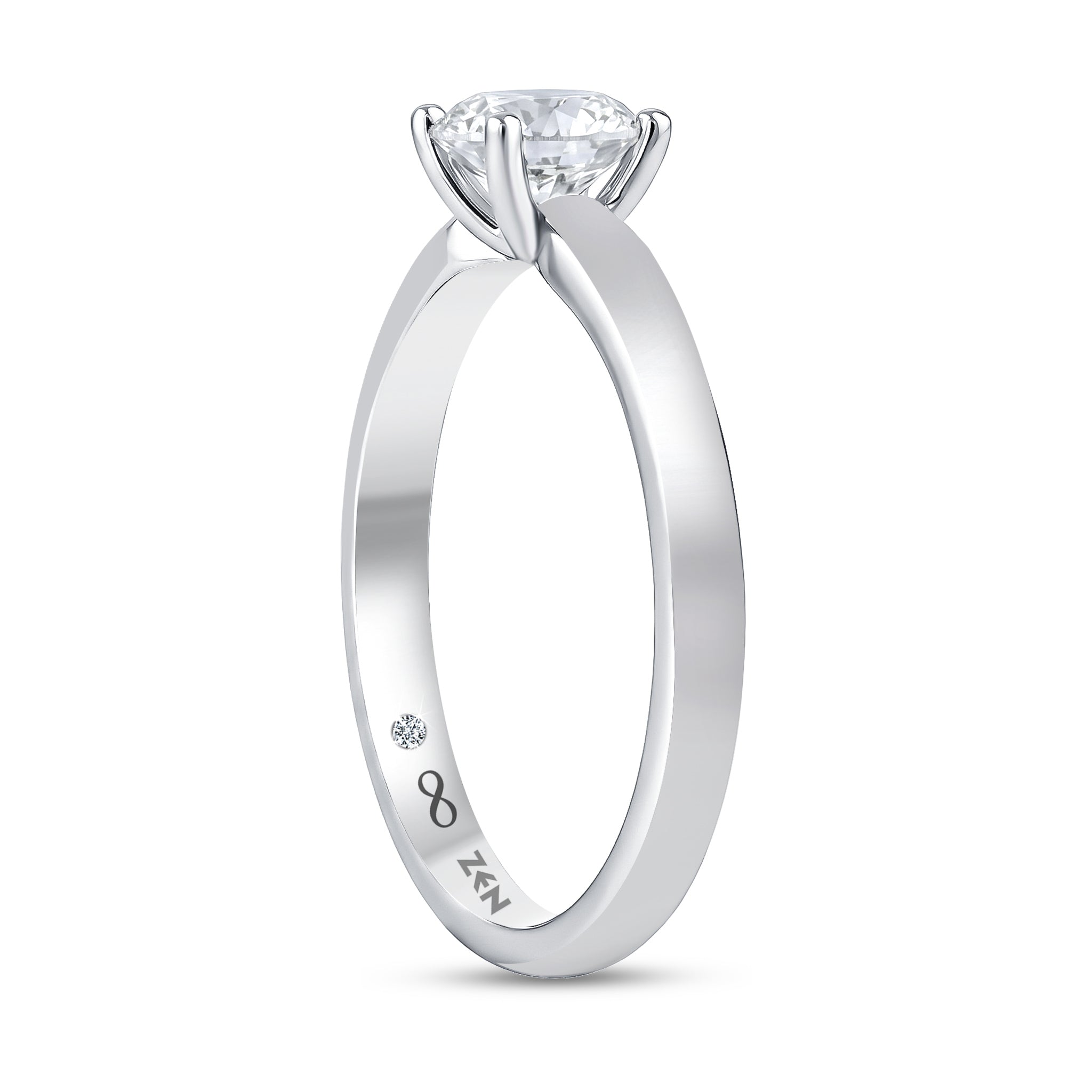Diamond Solitaire Engagement Ring