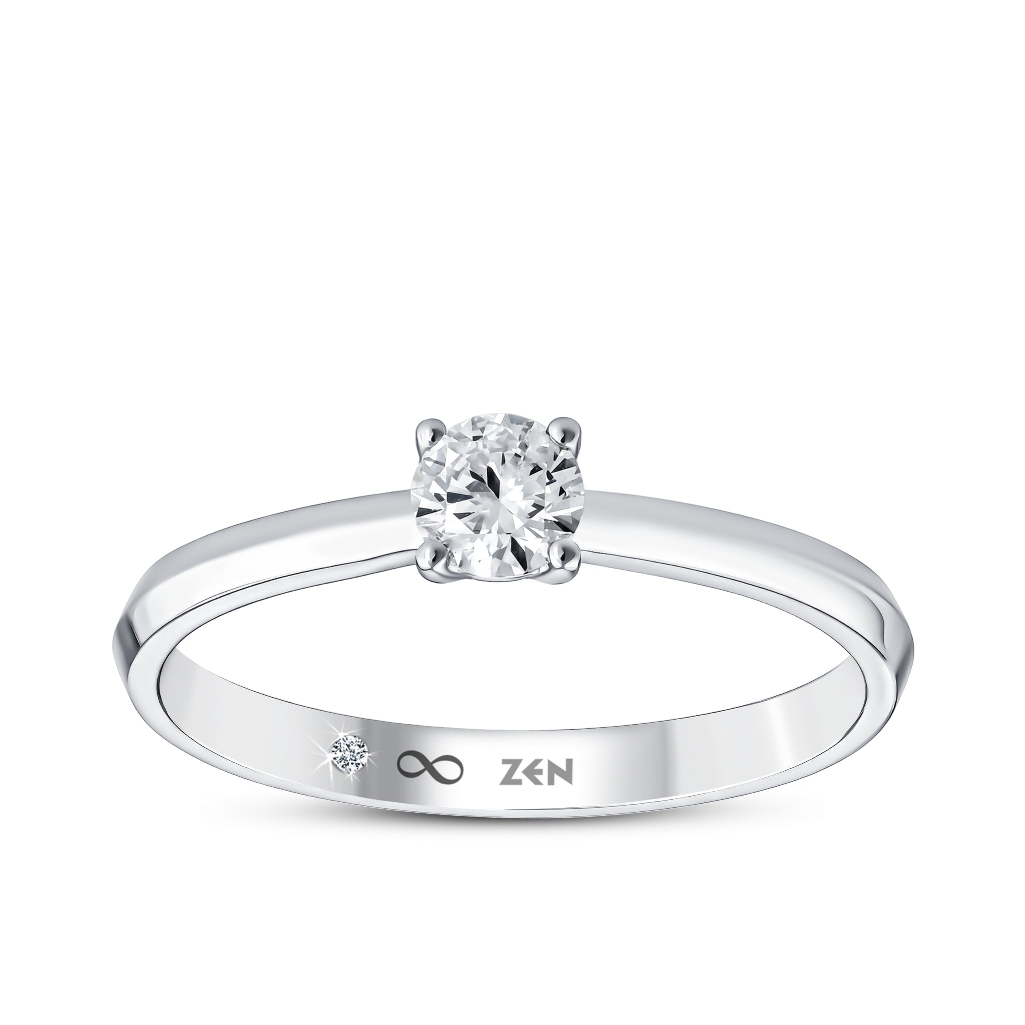 Diamond Solitaire Engagement Ring
