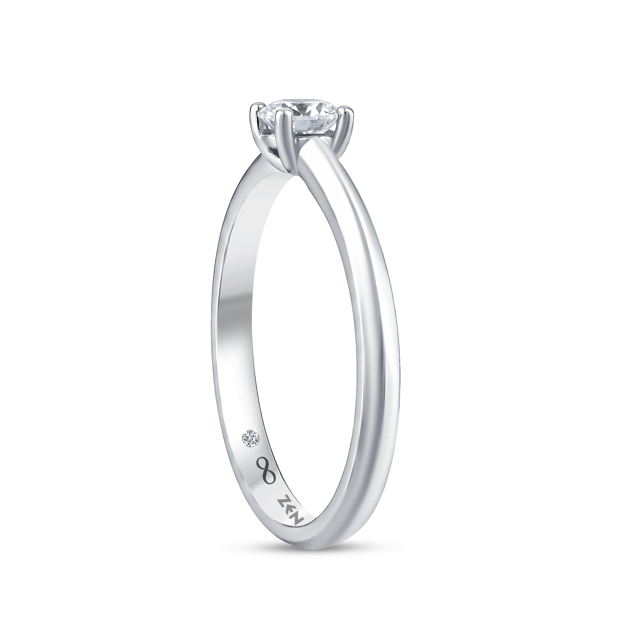 Diamond Solitaire Engagement Ring