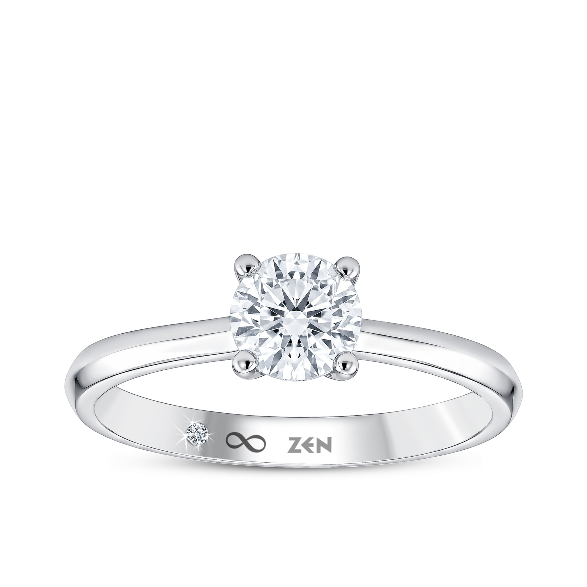 Diamond Solitaire Engagement Ring
