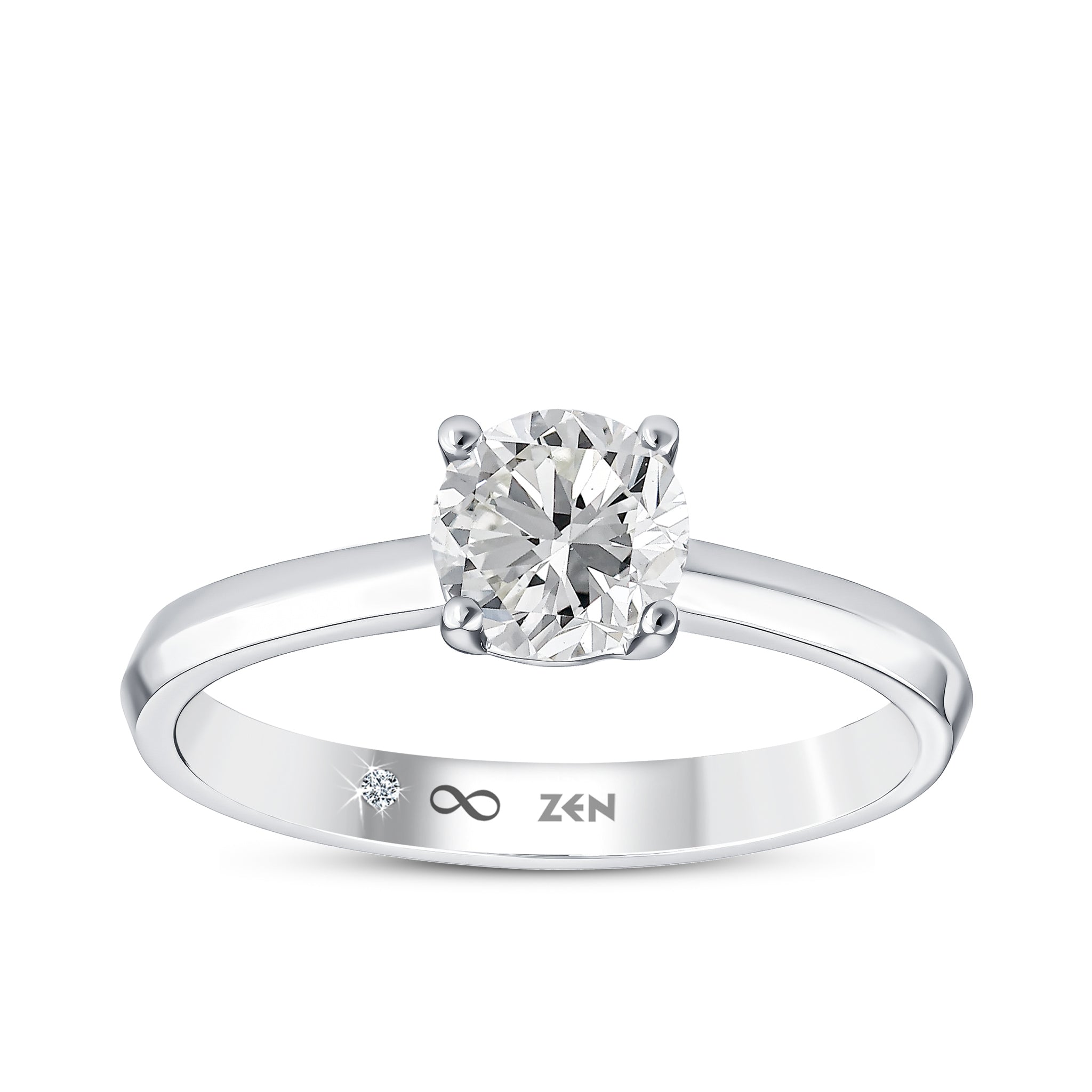 Diamond Solitaire Engagement Ring