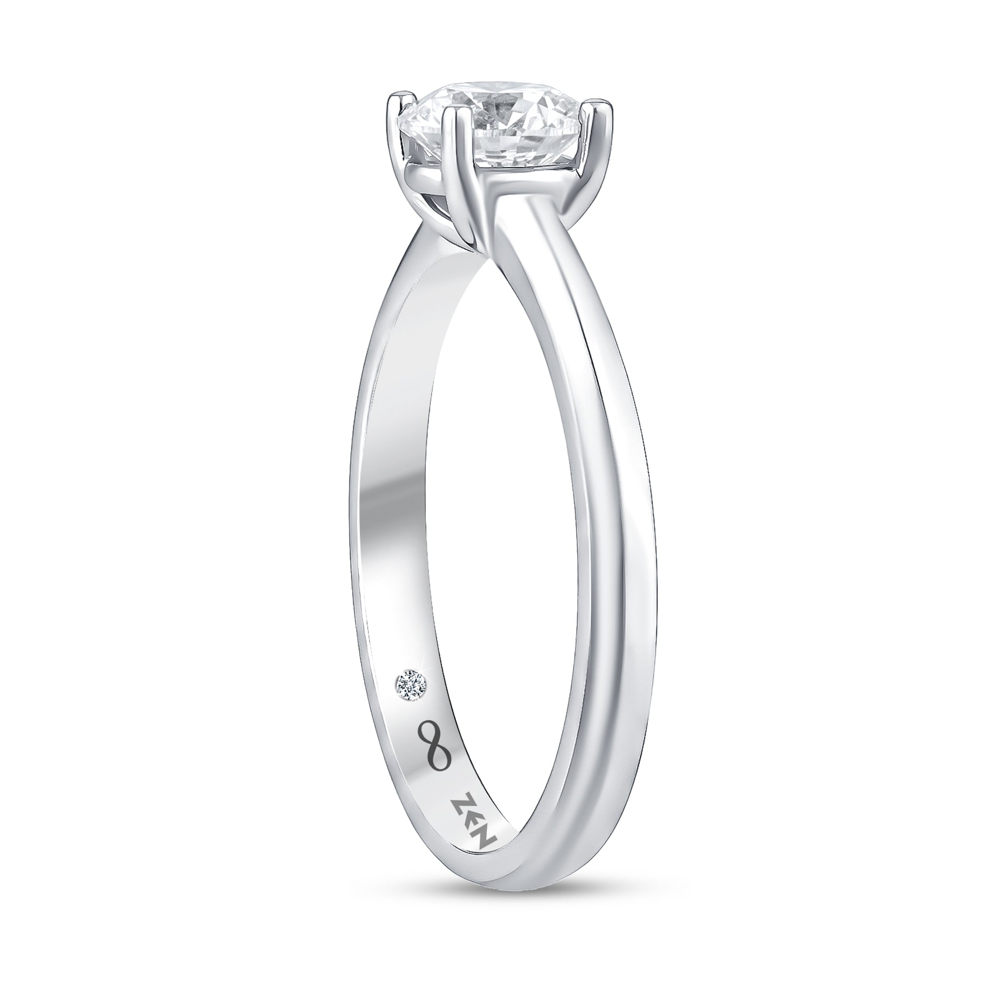 Diamond Solitaire Engagement Ring