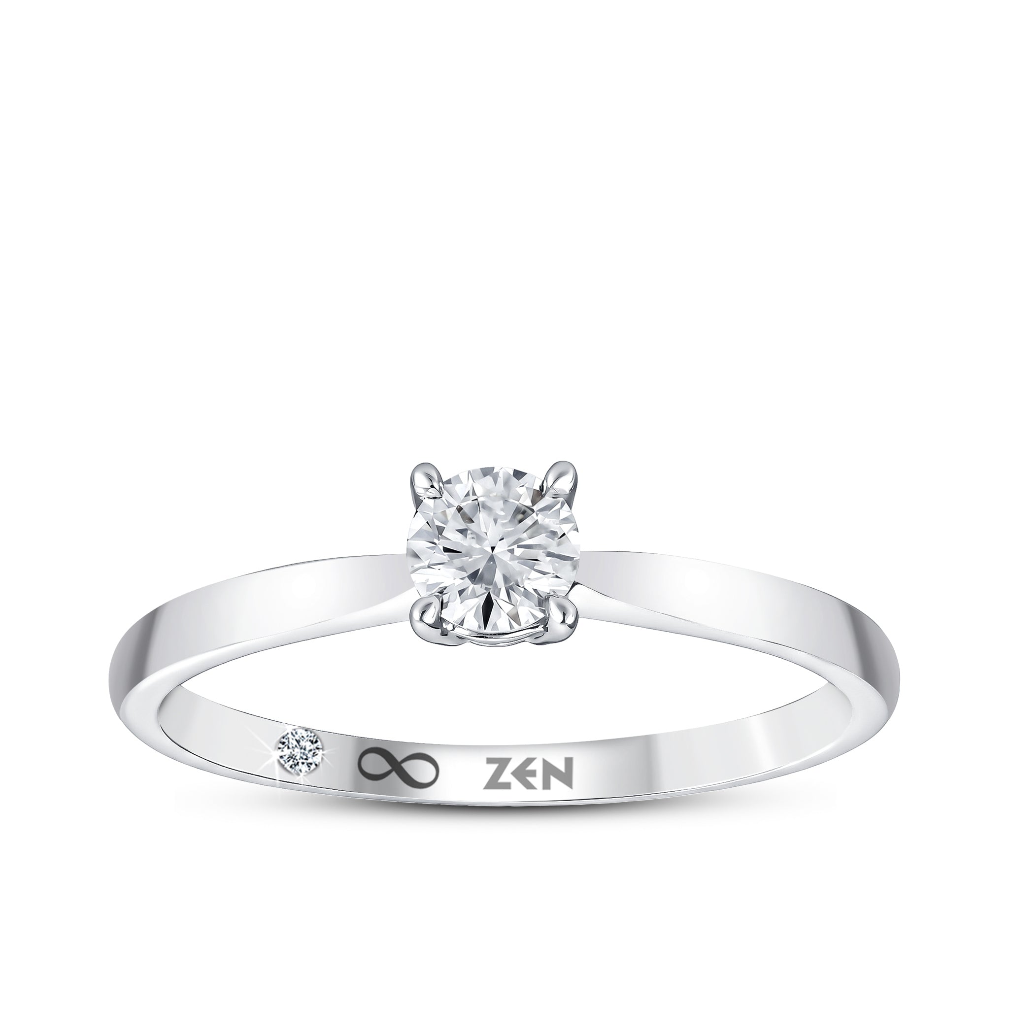 Diamond Solitaire Engagement Ring