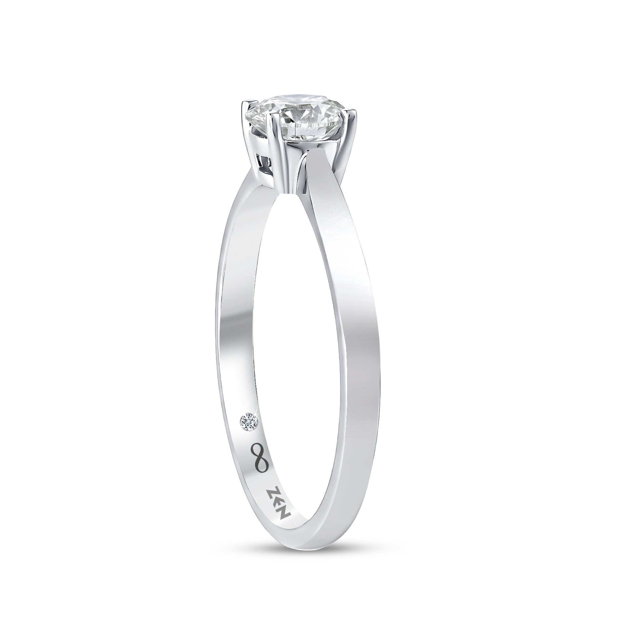 Diamond Solitaire Engagement Ring