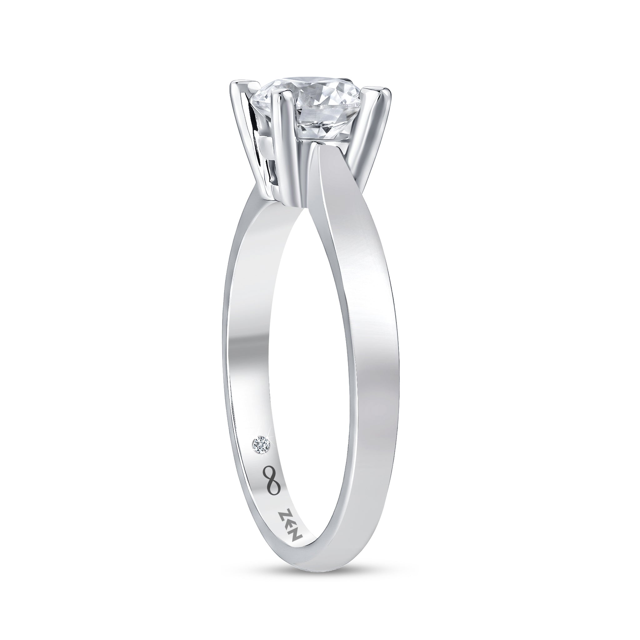 Diamond Solitaire Engagement Ring